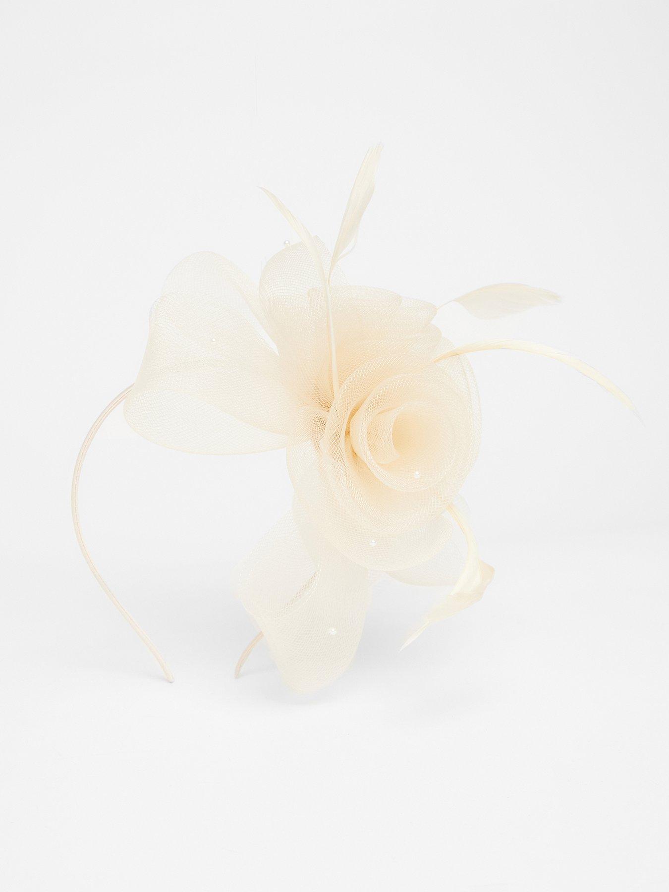 undefined Champagne Flower Headband Fascinator