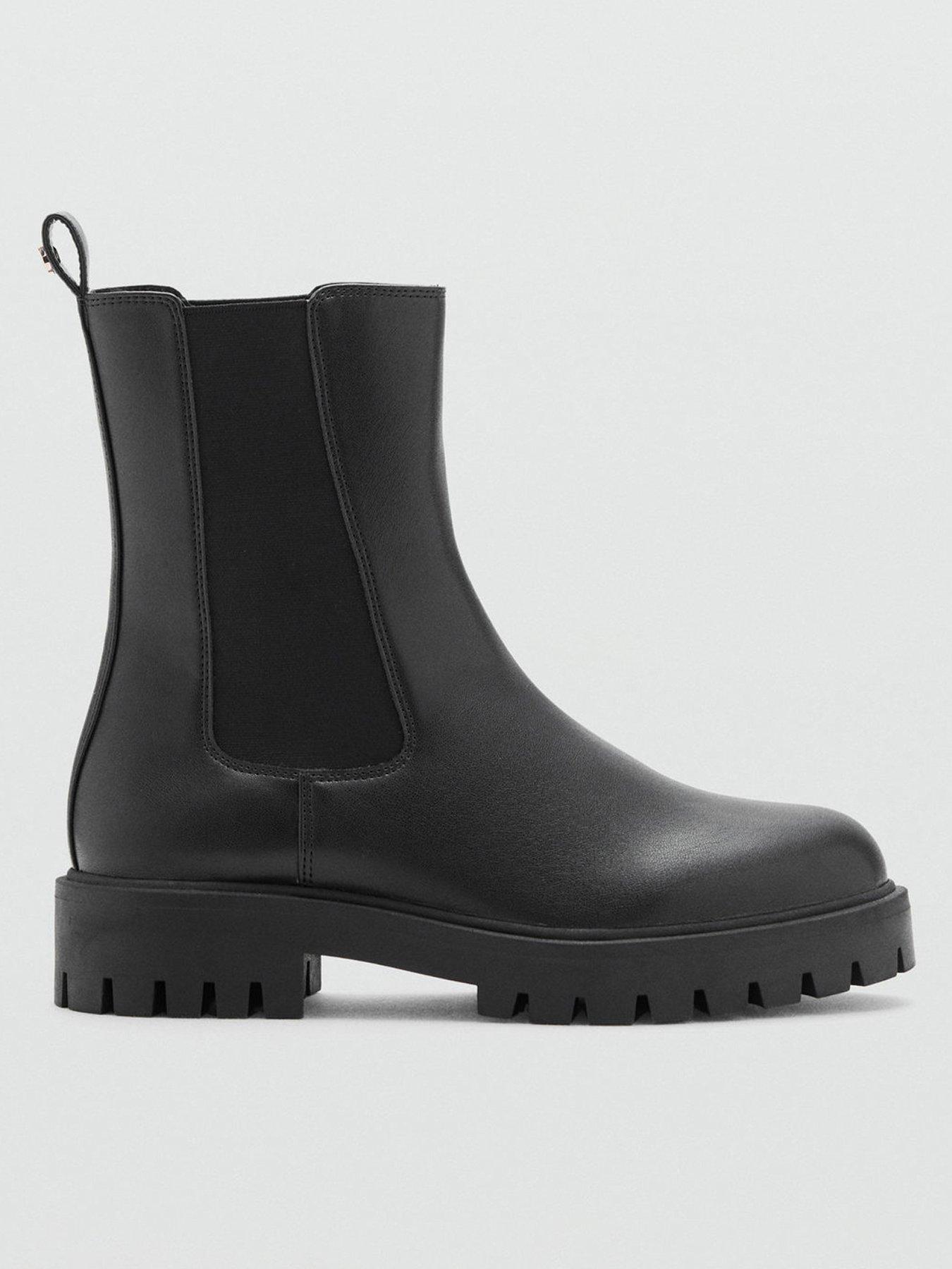 Mango Ankle Boots Celera-F - Black