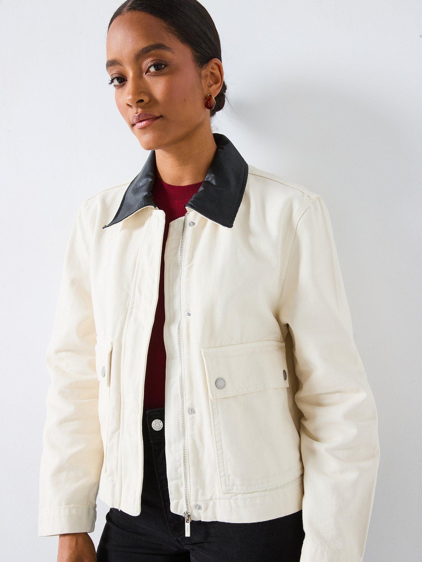 Midi Coat Mango Contrast Buttons Coat Mango Contrast Detail