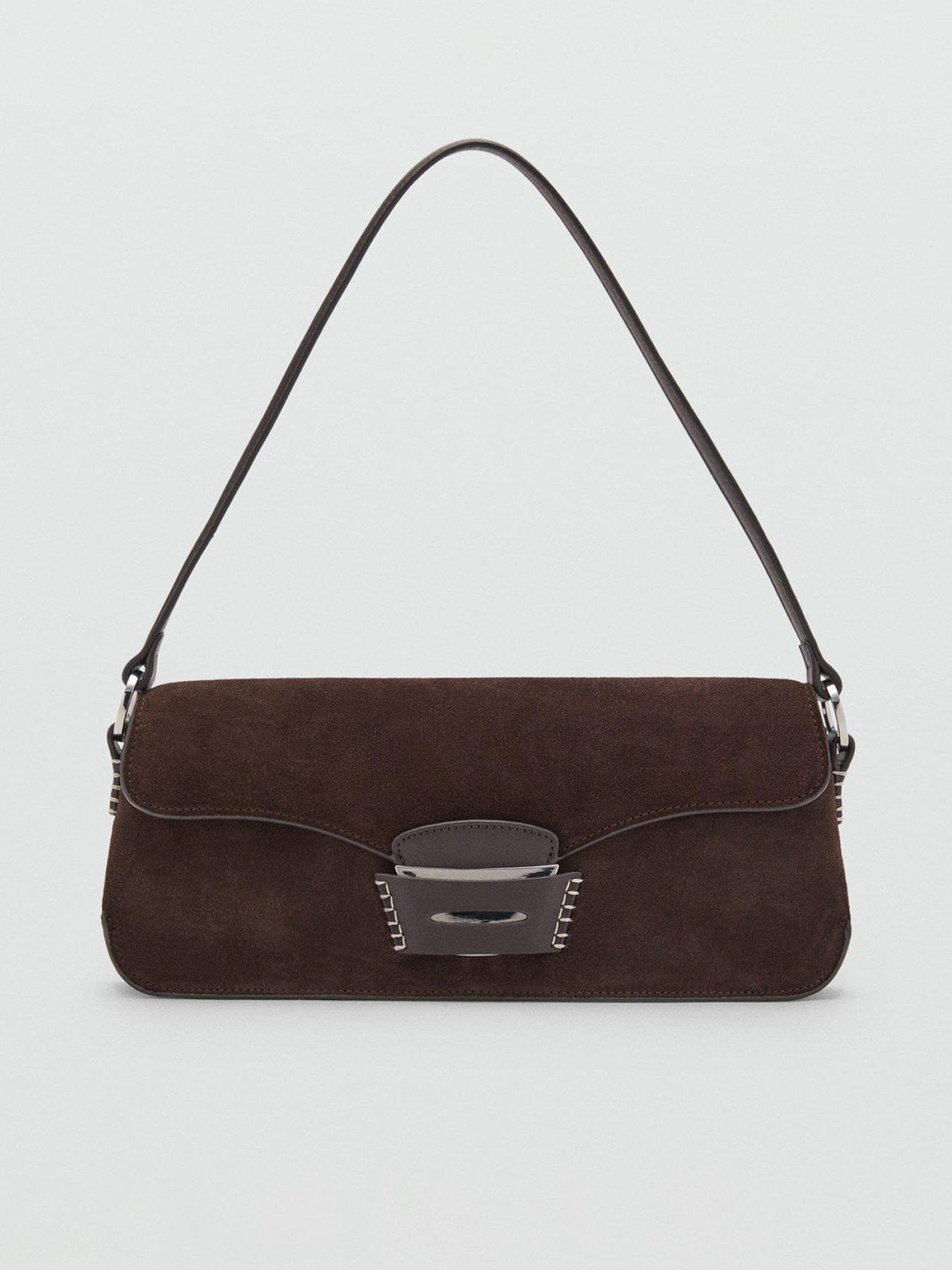 undefined Suede Shoulder Bag