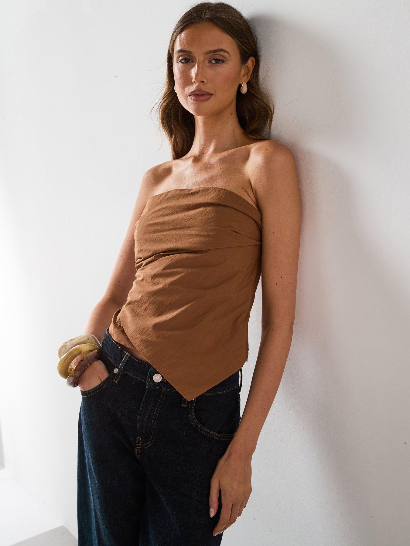 undefined Asymmetrical Strapless Top