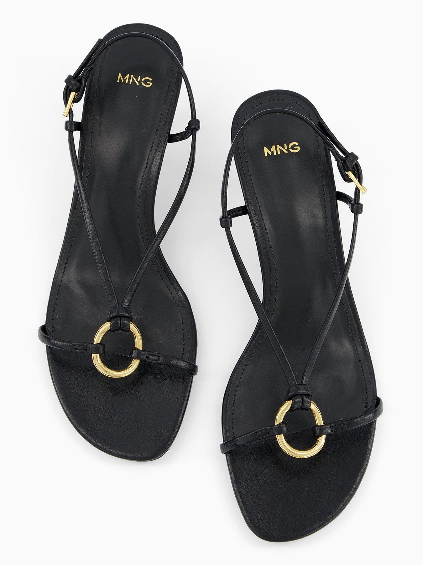 Mango Heeled Sandal With Hoop Detail | Very
