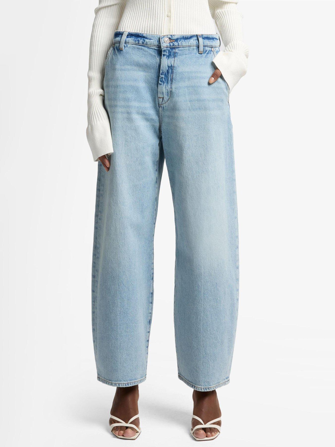 undefined Bonnie Balloon Leg Trousers - Light Wash