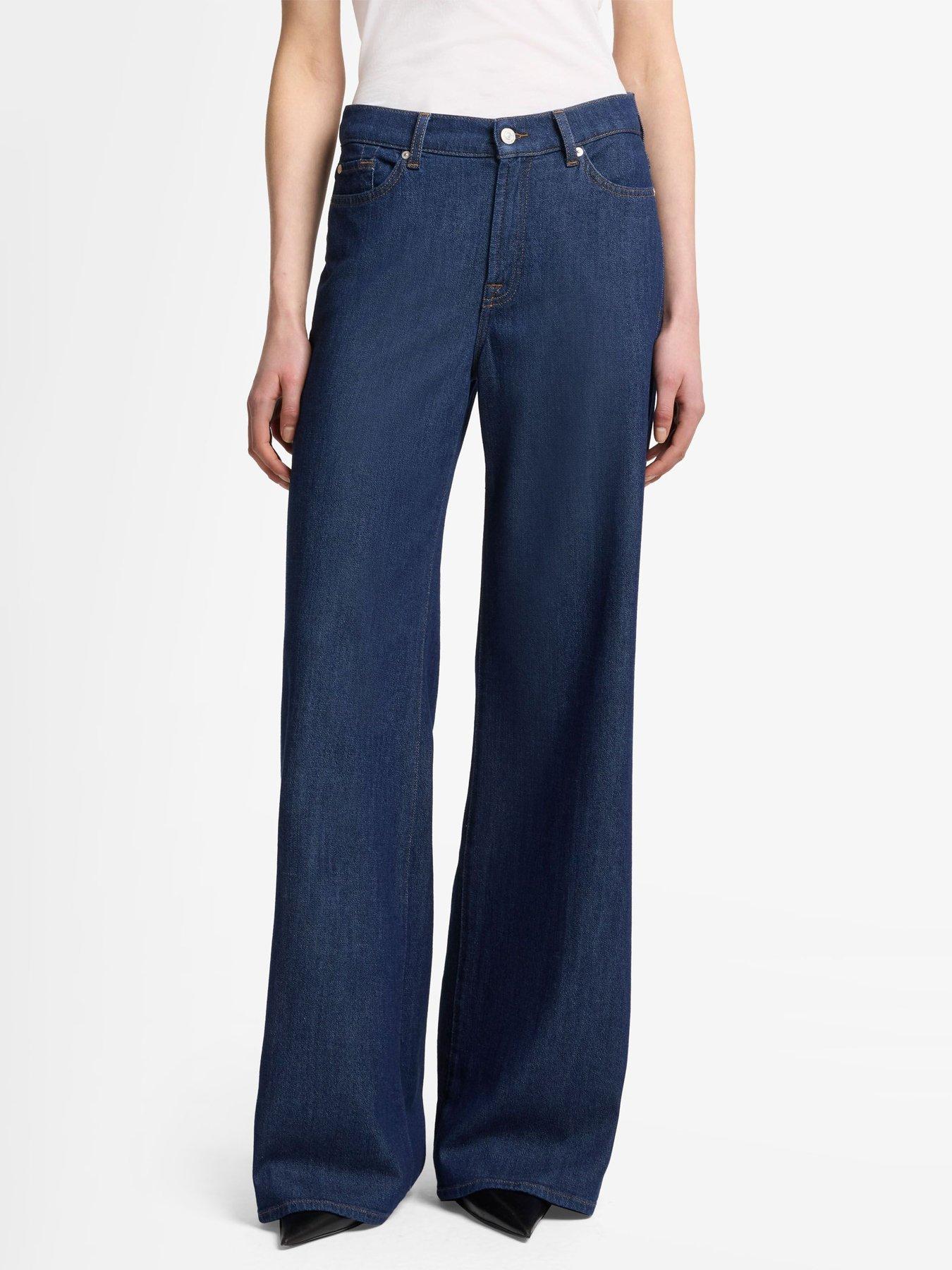 undefined Lotta Wide Leg Jeans - Blue