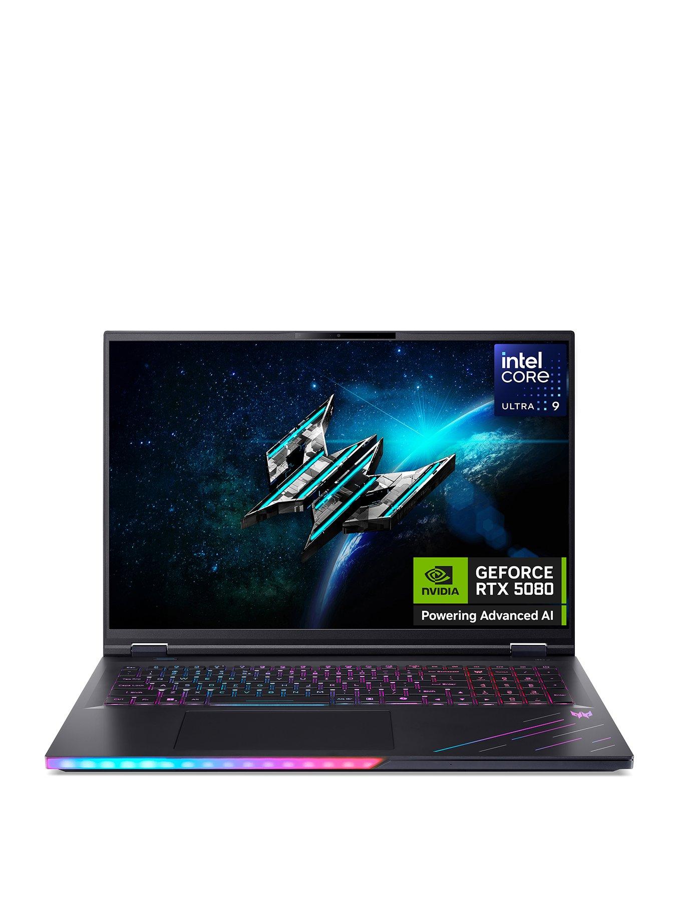 Acer Predator Helios AI Gaming Laptop - GeForce RTX 5080 - Intel Core Ultra 9 275HX - 32 GB - 2TB - 18in