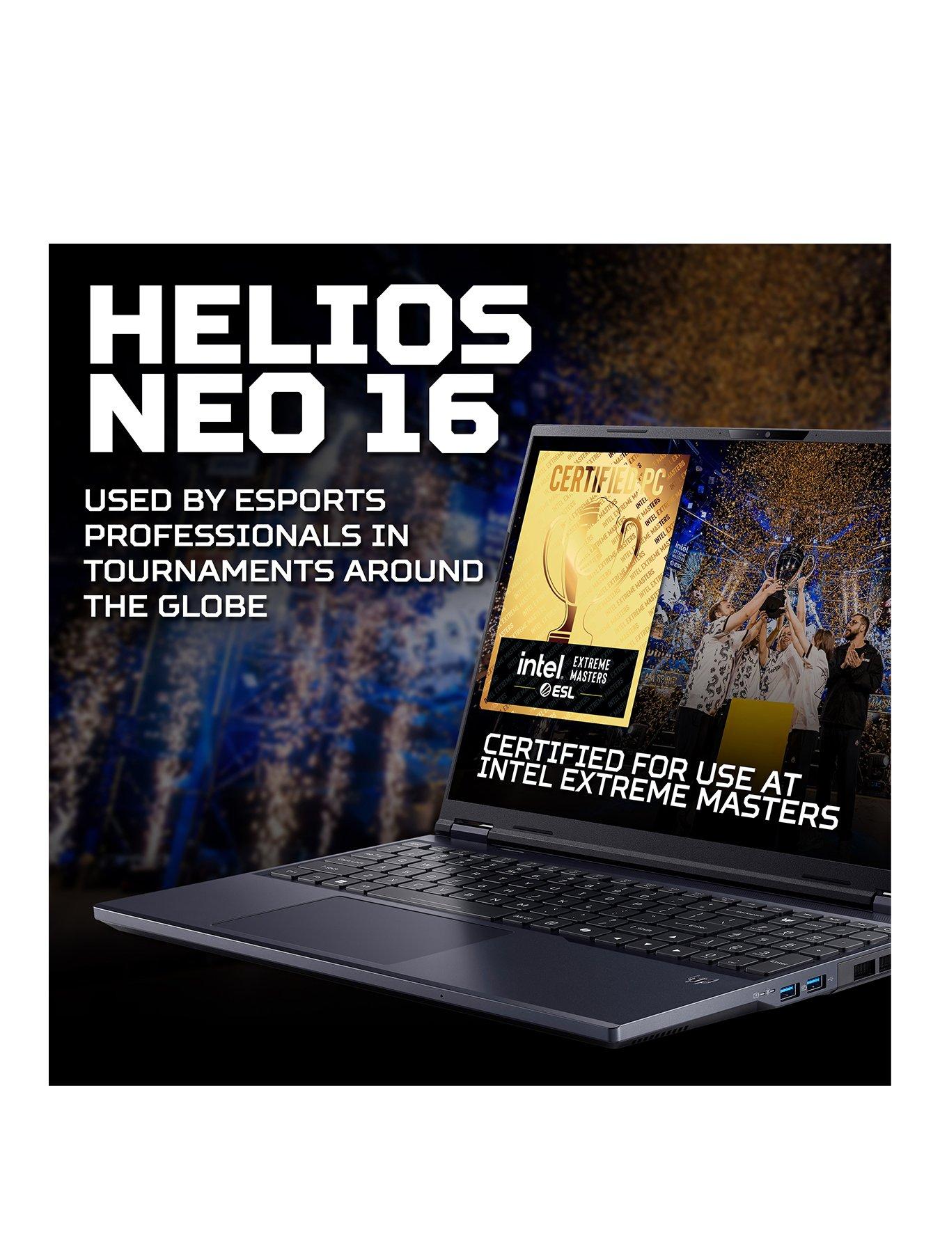 Image 2 of 8 of Acer Predator Helios Neo AI Gaming Laptop - 16in Quad HD+ 240Hz,&nbsp;RTX 5070 Ti, Intel Core Ultra 9 275HX,&nbsp;32GB RAM,&nbsp;1TB SSD