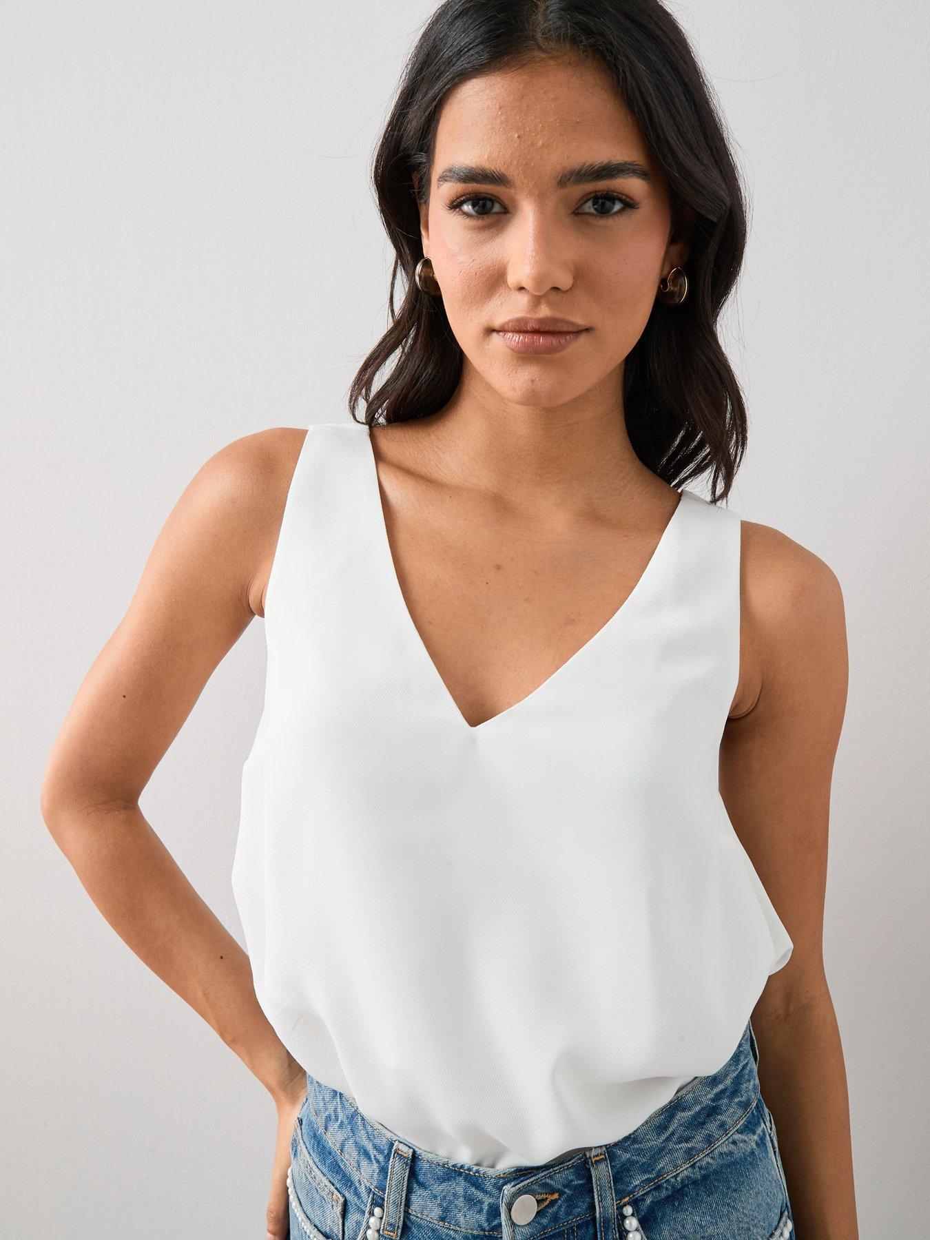 The Very Collection Cami Top - White