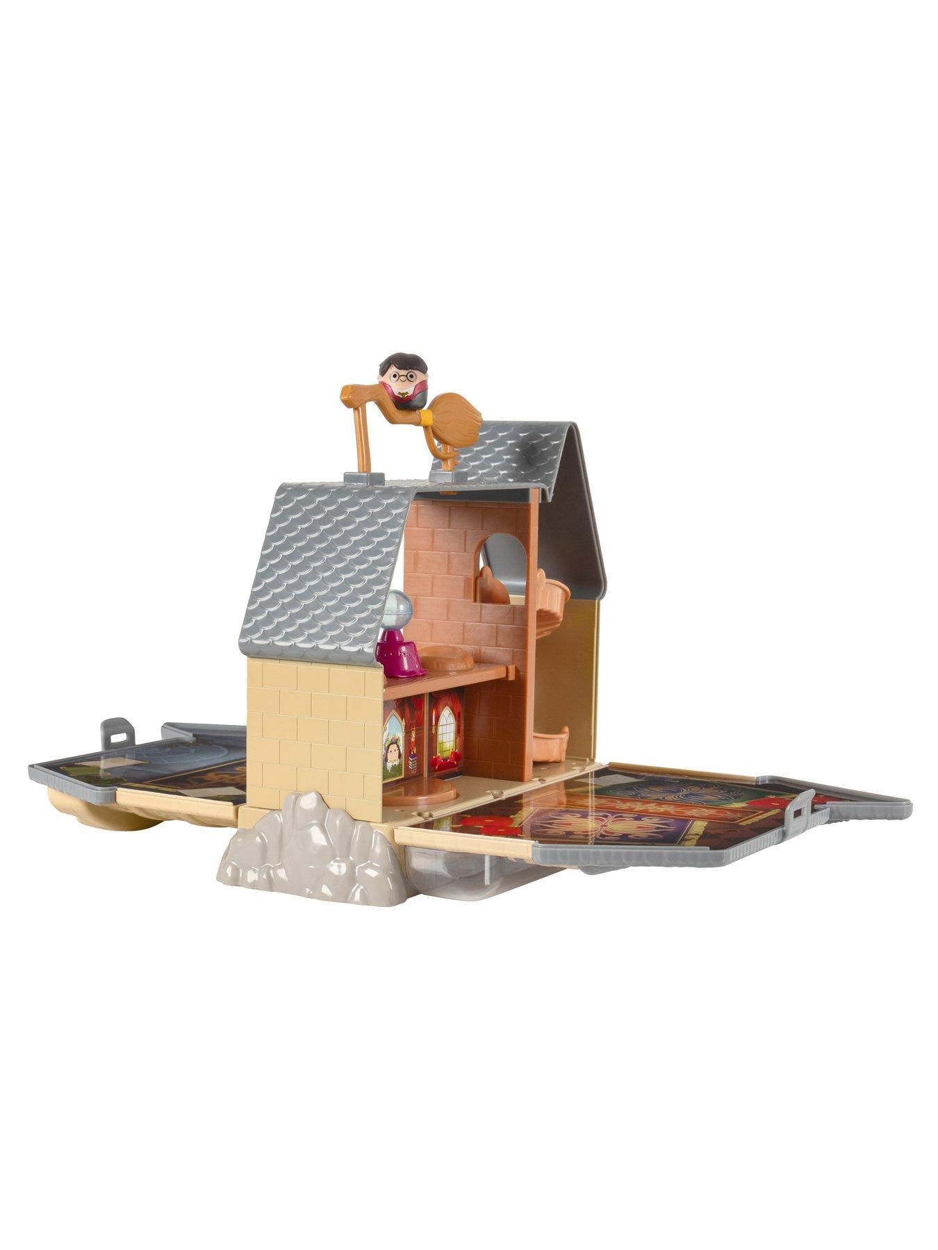 Set De Jeu Squish-a-longs Château De Poudlard Harry Potter - 4 Mini Figurines Et Accessoires, Licence Officielle