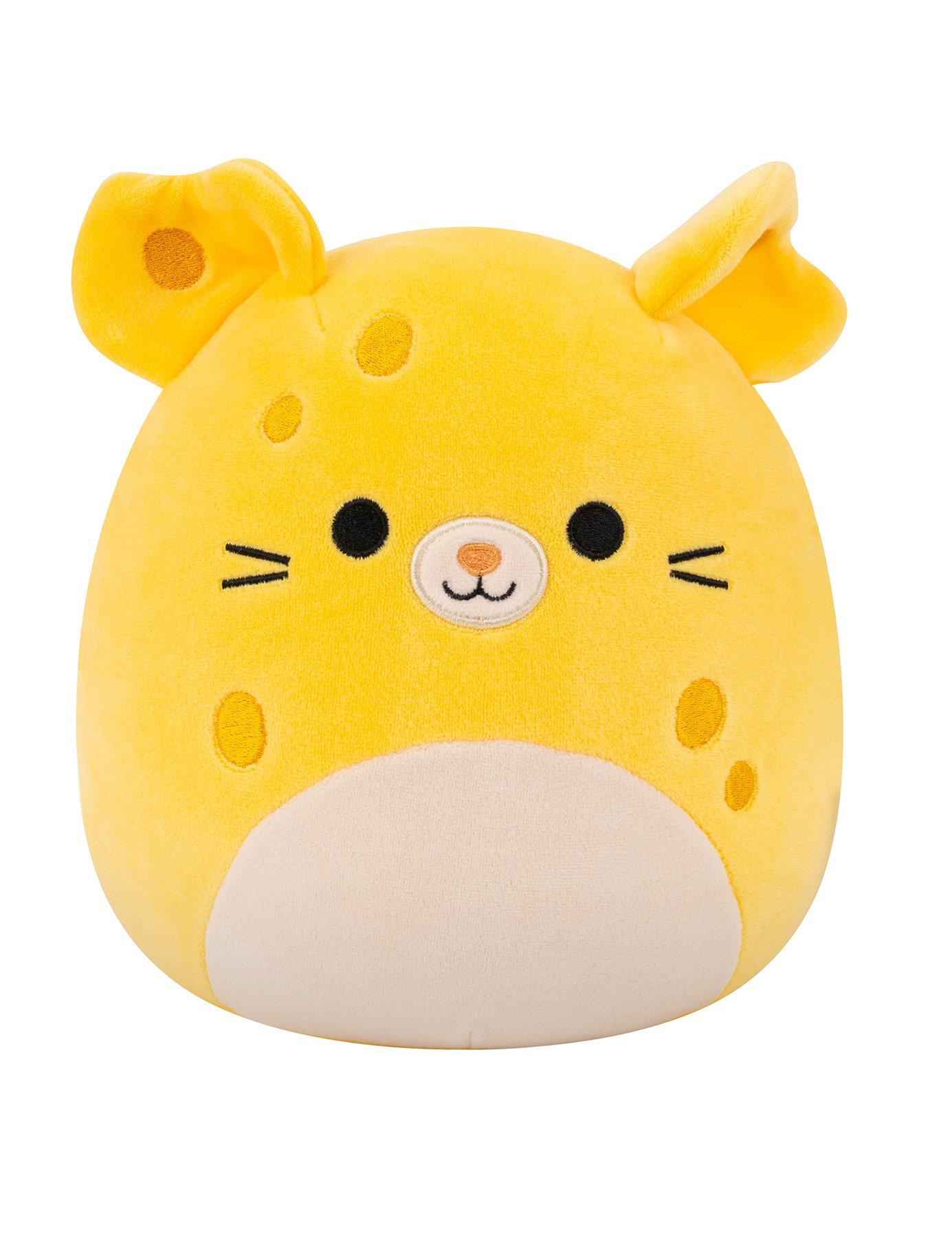 Squishmallows Original Squishmallows 7.5-Inch Amelia the Yellow Cheese Mouse