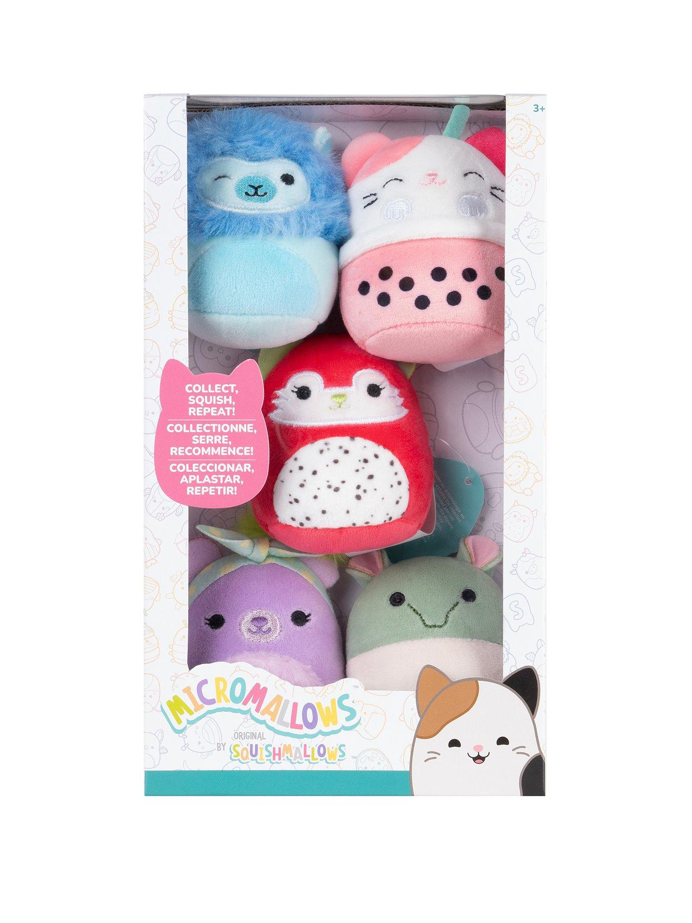 Micromallows SQMM - 5 Pack Plush (Micromallows 2.5" Squishmallows)(HTBL Exclusive)(Silvy, Rozen, Aarin, Roxy, Gerald)