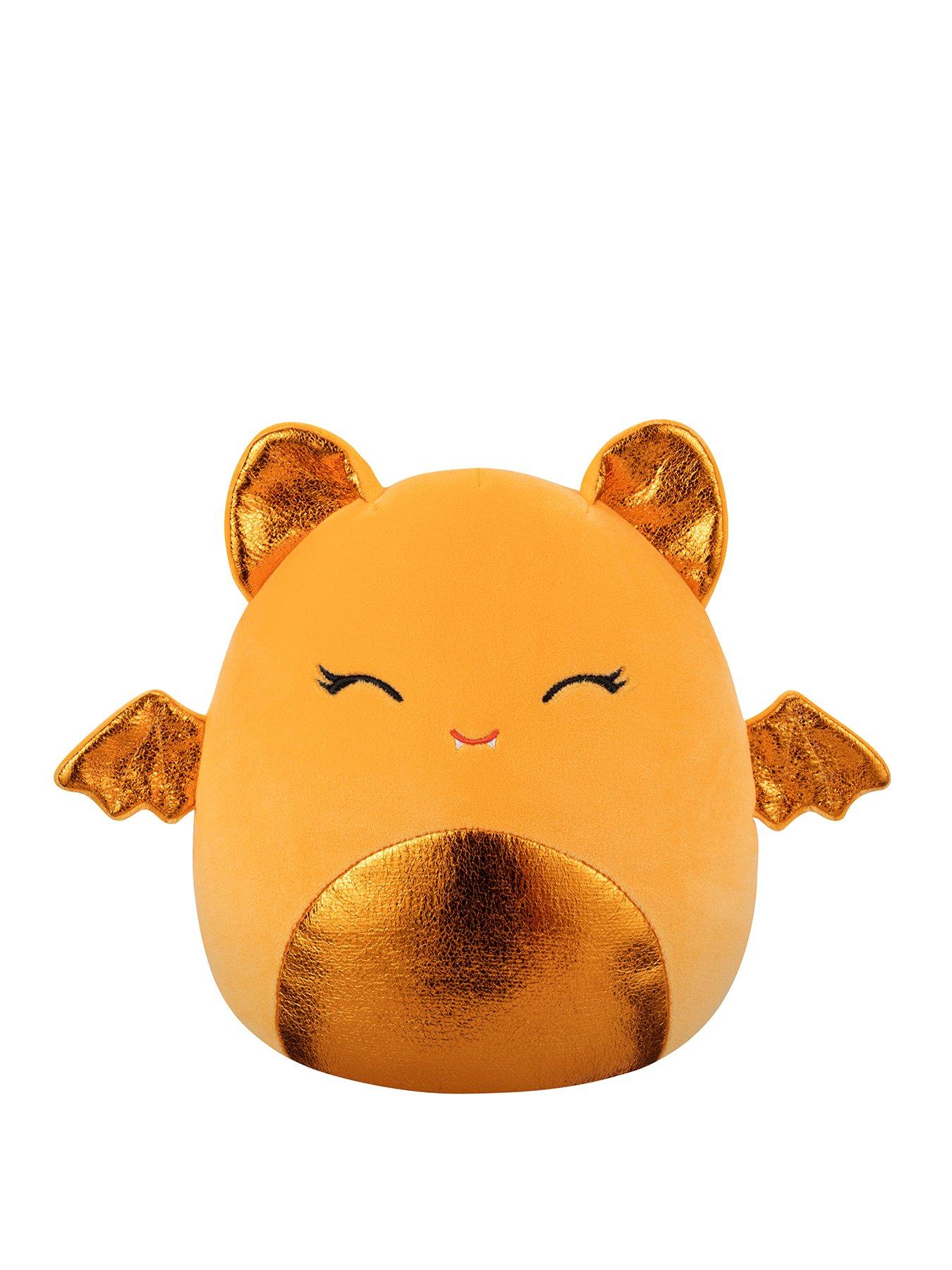 Squishmallows Original Squishmallows 7.5-Inch Tangie the Orange Bat Halloween Plush