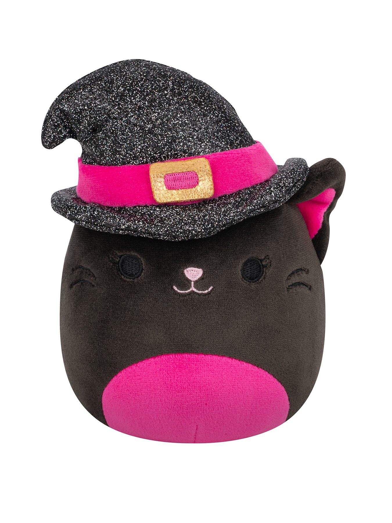 Squishmallows Original Squishmallows 7.5-Inch Catarina the Black Hat With Witch Cat Halloween Plush