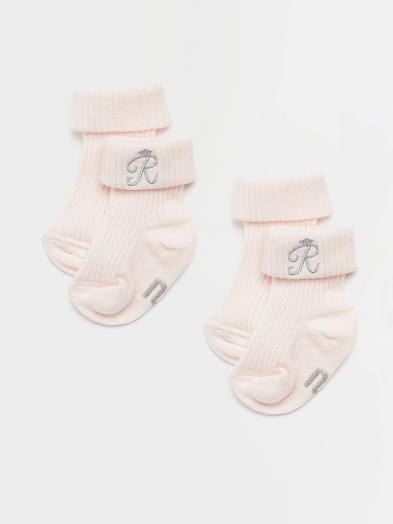 undefined Girls 2 Pack Socks - Pink