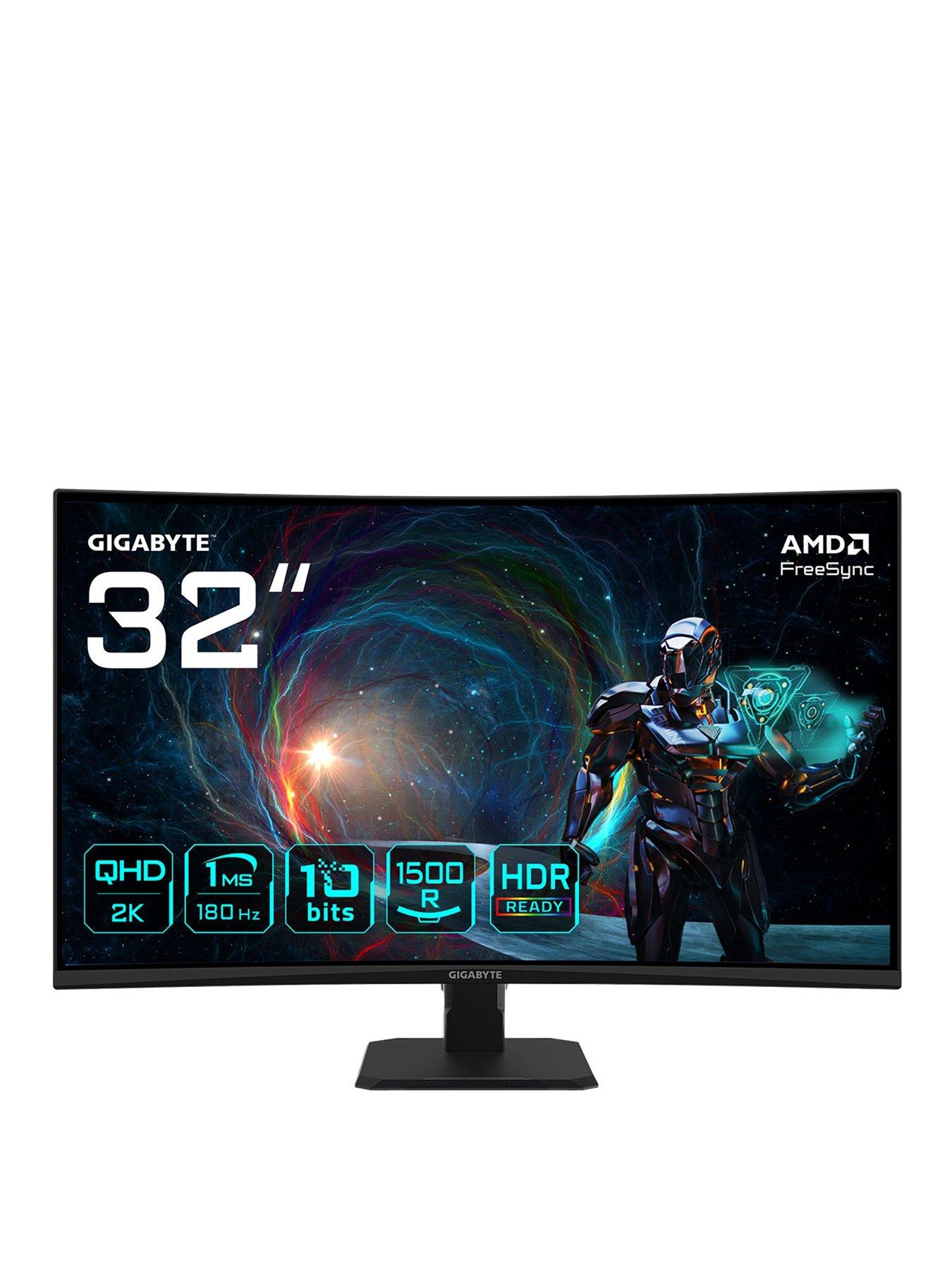 undefined GS32QC Curved VA Gaming Monitor - 31.5in QHD, 180Hz
