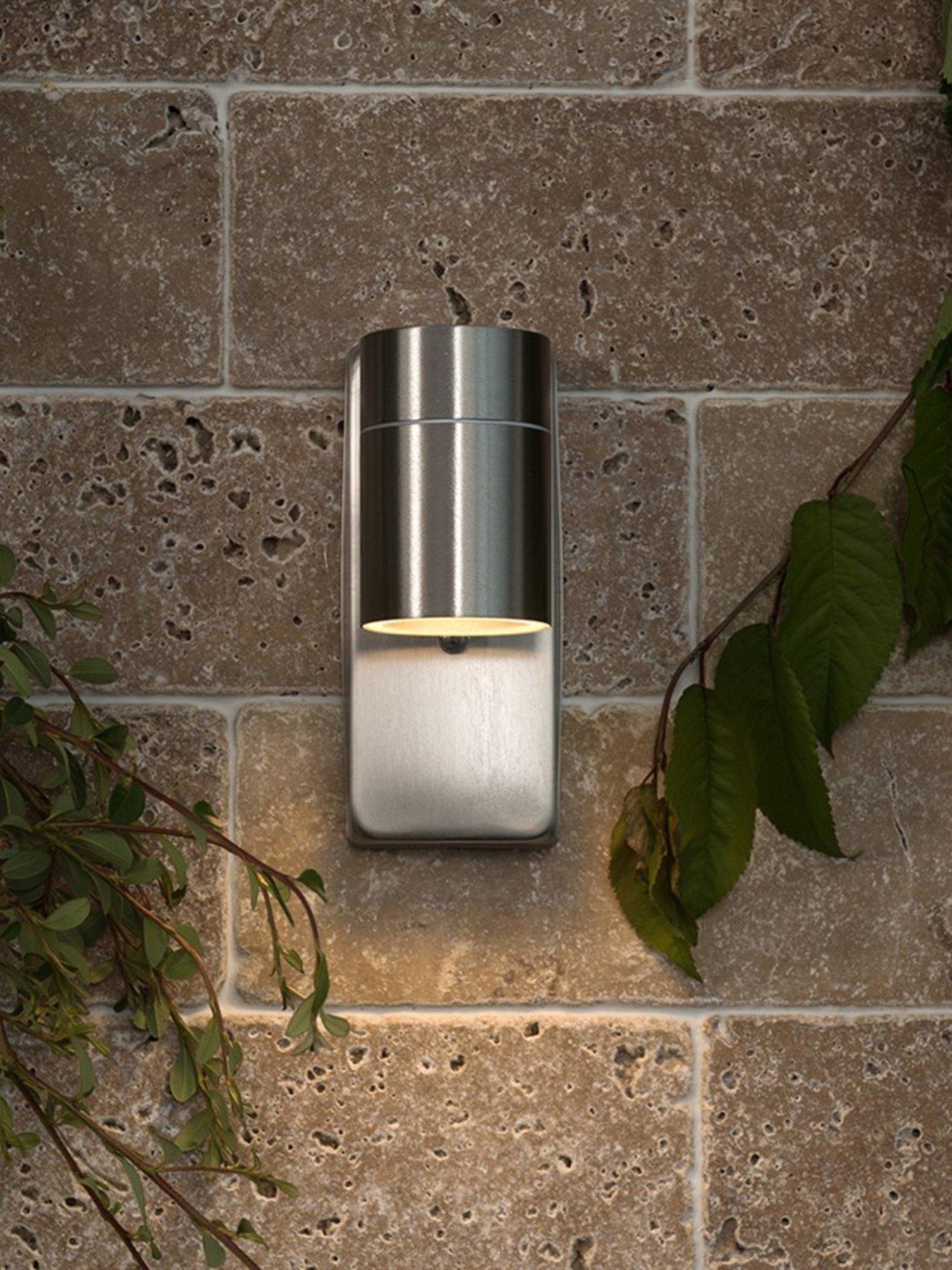 undefined Barrow Stainless Steel Dusk Till Dawn IP44 Wall Light