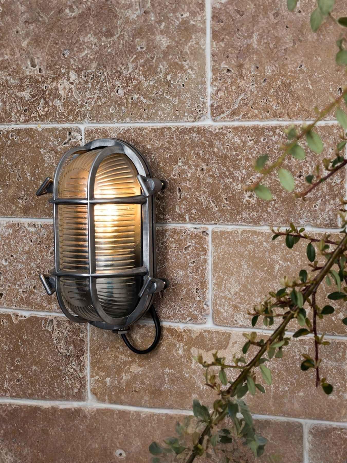 ValueLights Bow IP64 Oval Aluminium Nautical Bulkhead