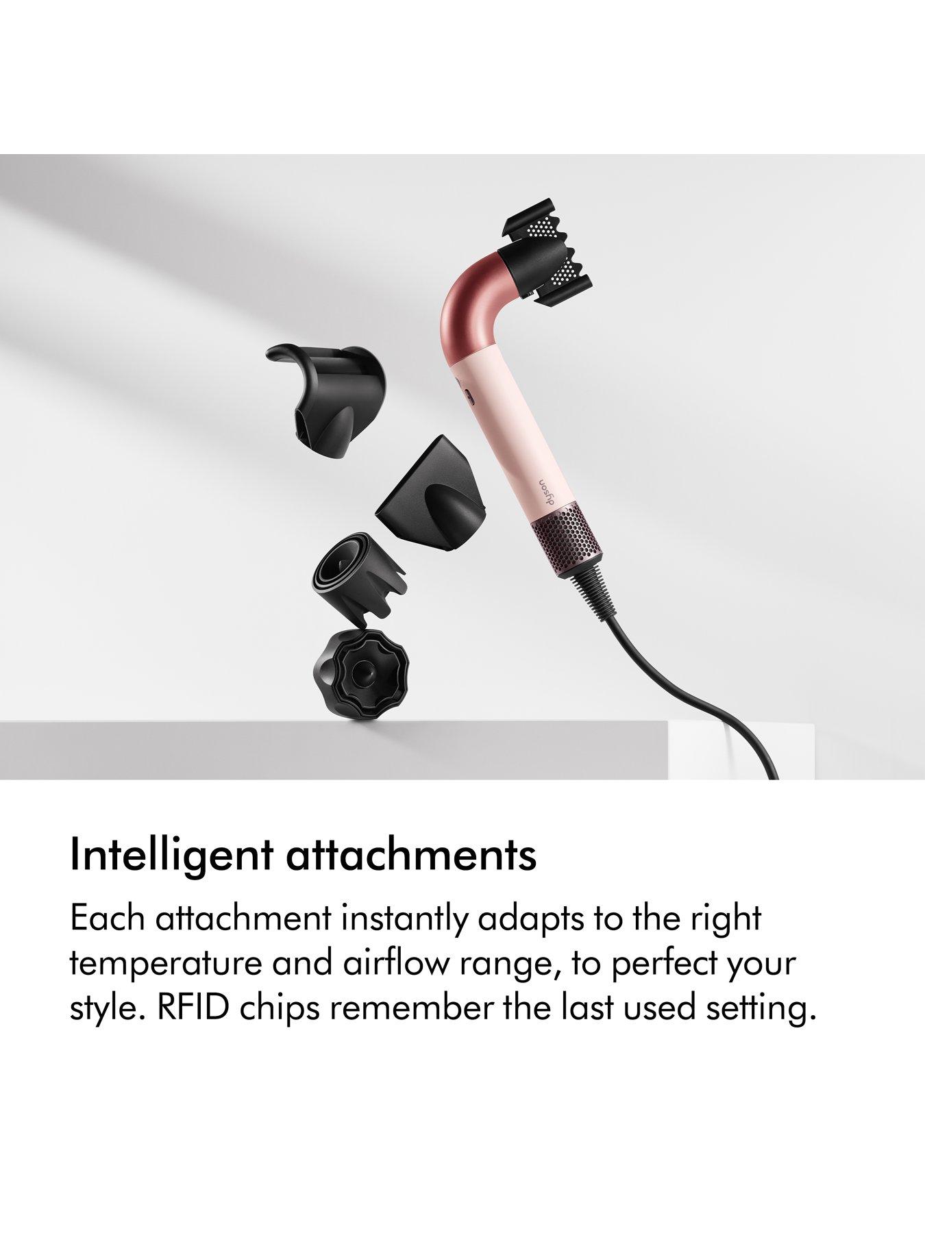 Image 4 of 6 of Dyson Supersonic r&trade; for Straight and Wavy Hair, in Ceramic Pink &amp; Rose Gold