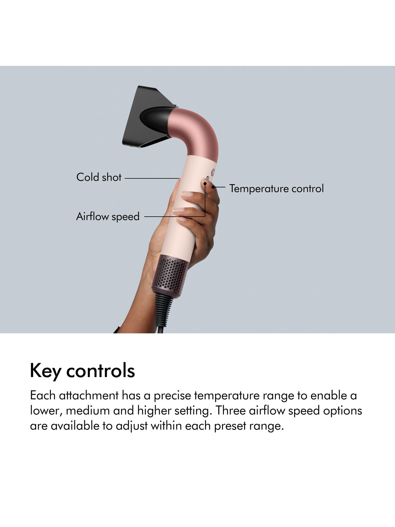 Image 5 of 6 of Dyson Supersonic r&trade; for Straight and Wavy Hair, in Ceramic Pink &amp; Rose Gold