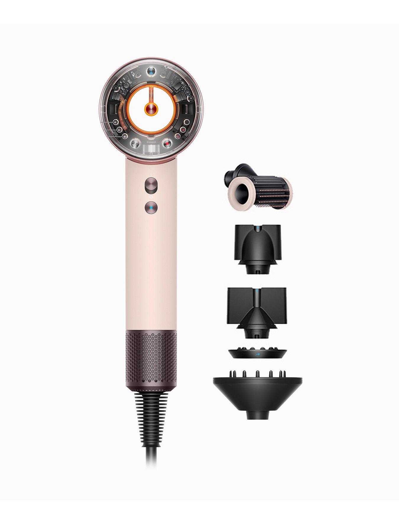 Image 1 of 7 of Dyson Supersonic Nural Hair Dryer for Straight and Wavy Hair in Ceramic Pink &amp; Rose Gold