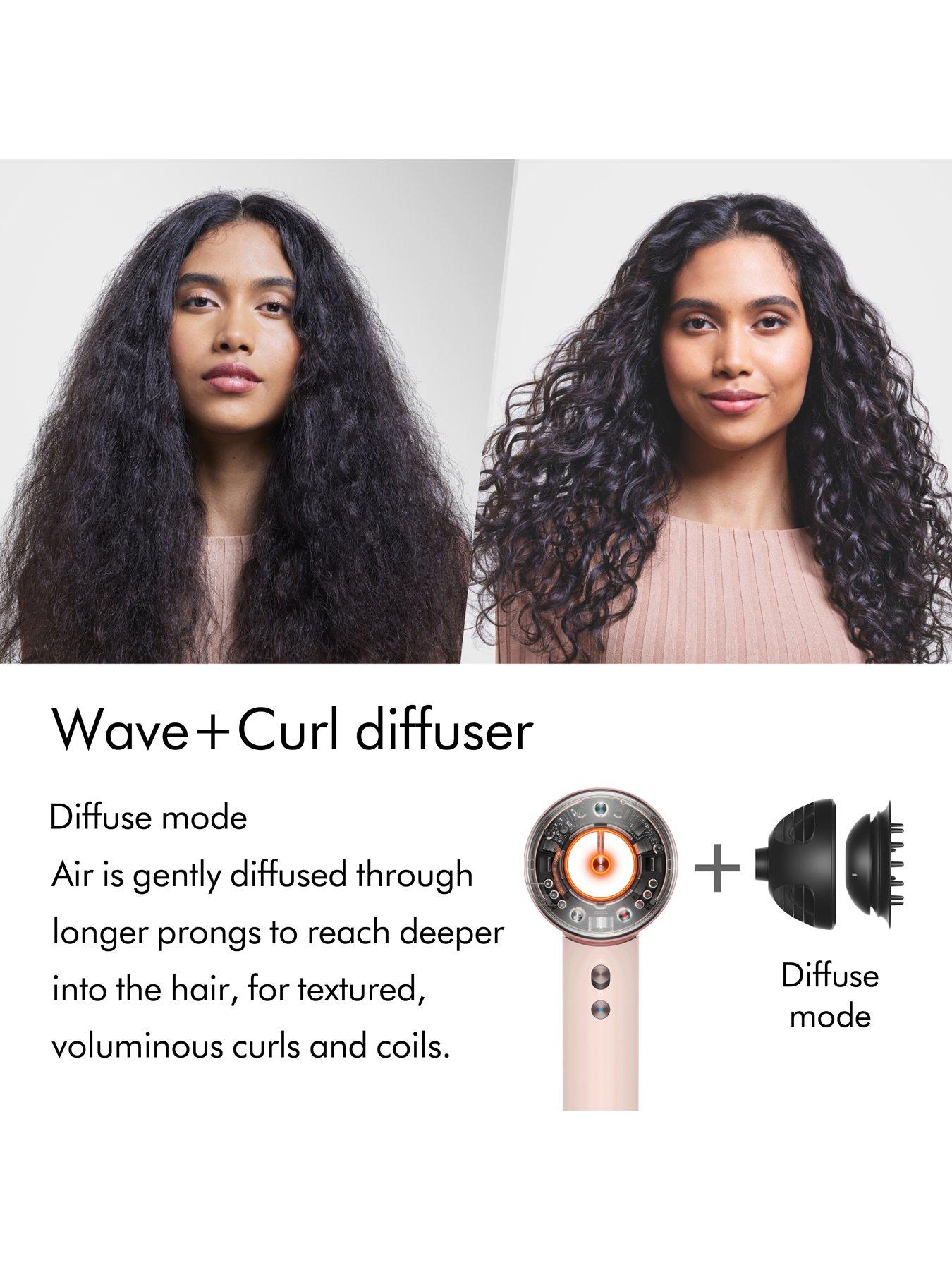 Image 3 of 7 of Dyson Supersonic Nural Hair Dryer for Curly and Coily Hair in Ceramic Pink &amp; Rose Gold