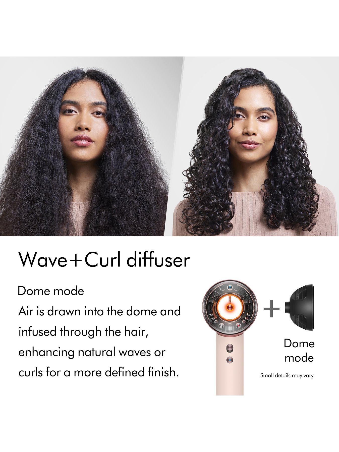 Image 4 of 7 of Dyson Supersonic Nural Hair Dryer for Curly and Coily Hair in Ceramic Pink &amp; Rose Gold