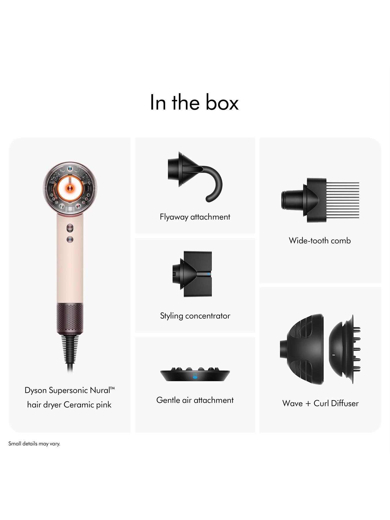 Image 7 of 7 of Dyson Supersonic Nural Hair Dryer for Curly and Coily Hair in Ceramic Pink &amp; Rose Gold