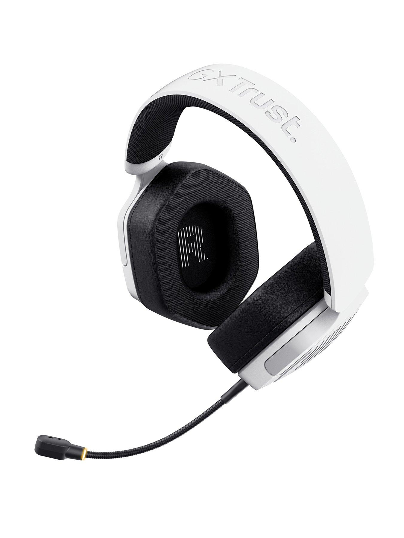 Image 2 of 8 of Trust GXT493W Carus Wireless Gaming Headset for PS4/5, Nintendo Switch 1/2, PC, Laptop, Smartphone, White