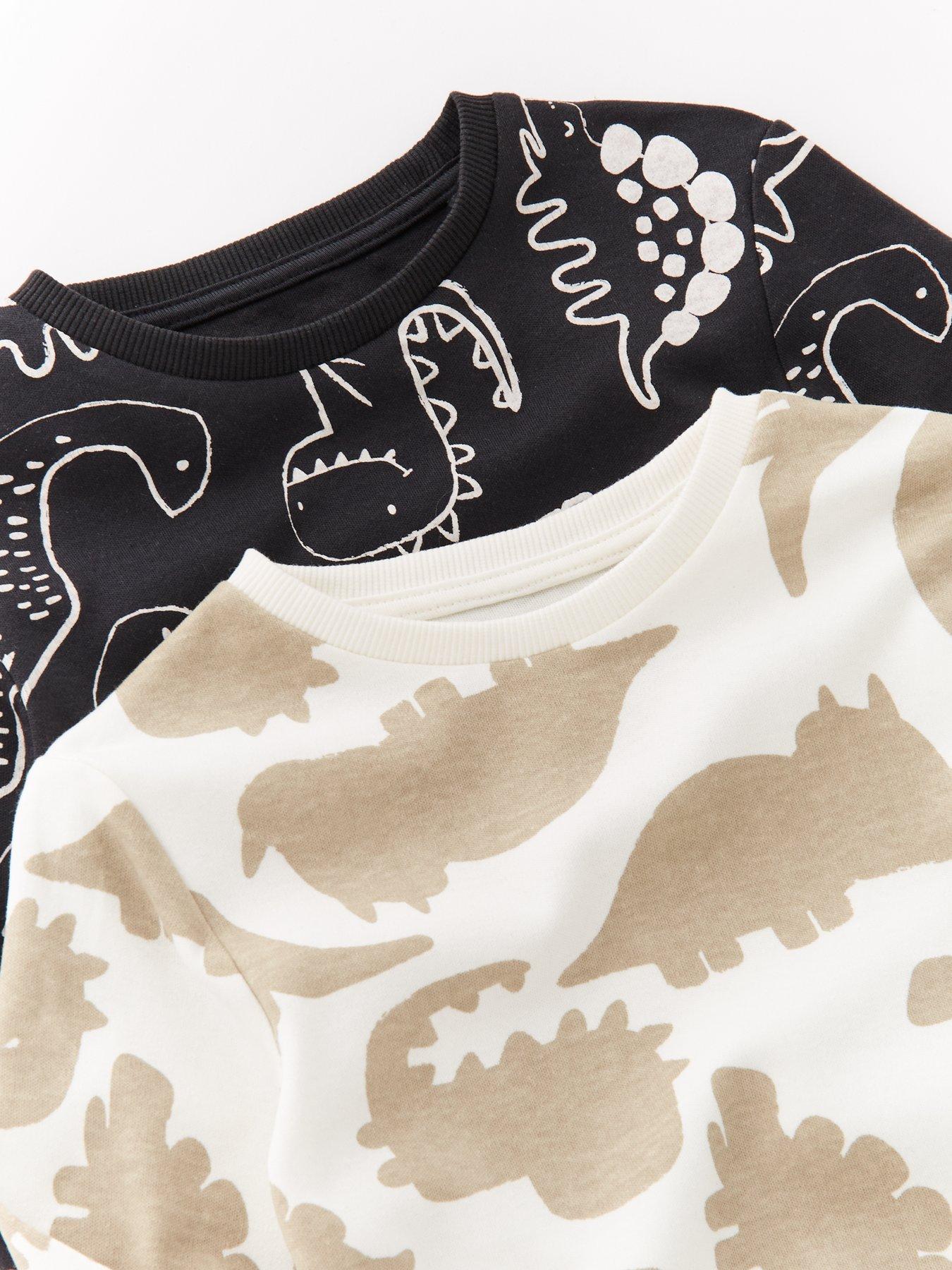 Image 4 of 5 of The Very Collection Boys 2 Pack Dinosaur Pyjamas - Multi