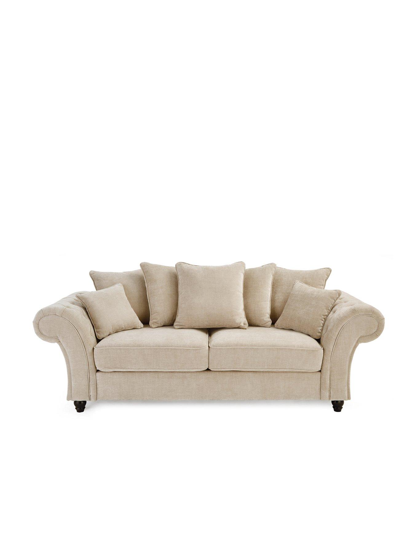 Image 3 of 6 of The Very Collection Windsor 3 Seater + Footstool