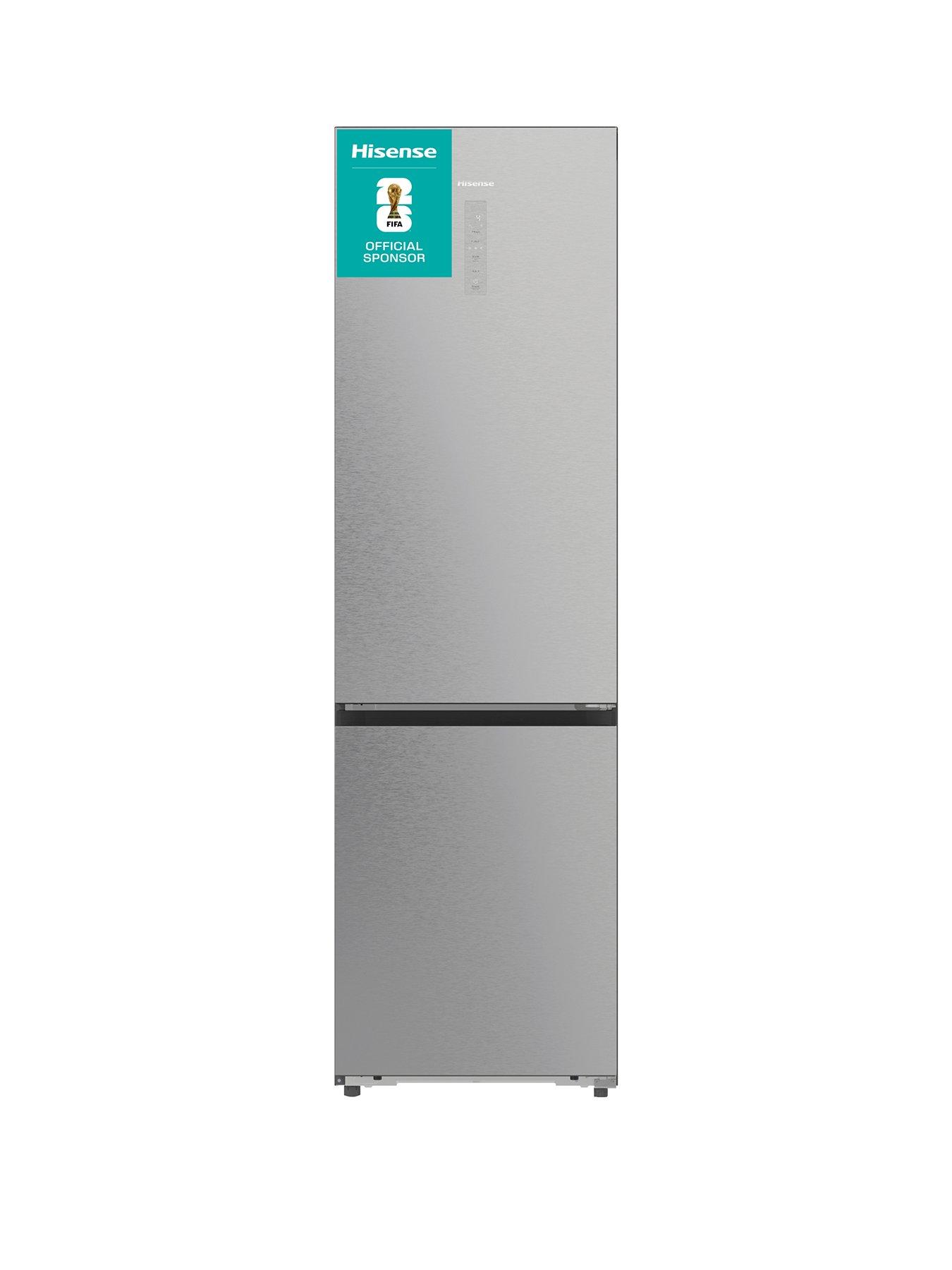 Hisense RB5P410SACCUK 60/40 Total No Frost 413L - Stainless Steel - C Rated