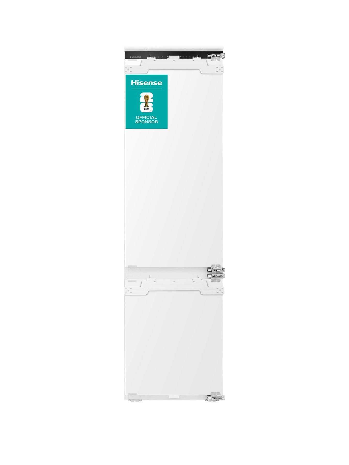 Hisense RB5B280SSWC Wifi Connected 177cm High 60/40 Integrated Fridge Freezer with Metal Tech Cooling - White - C Rated
