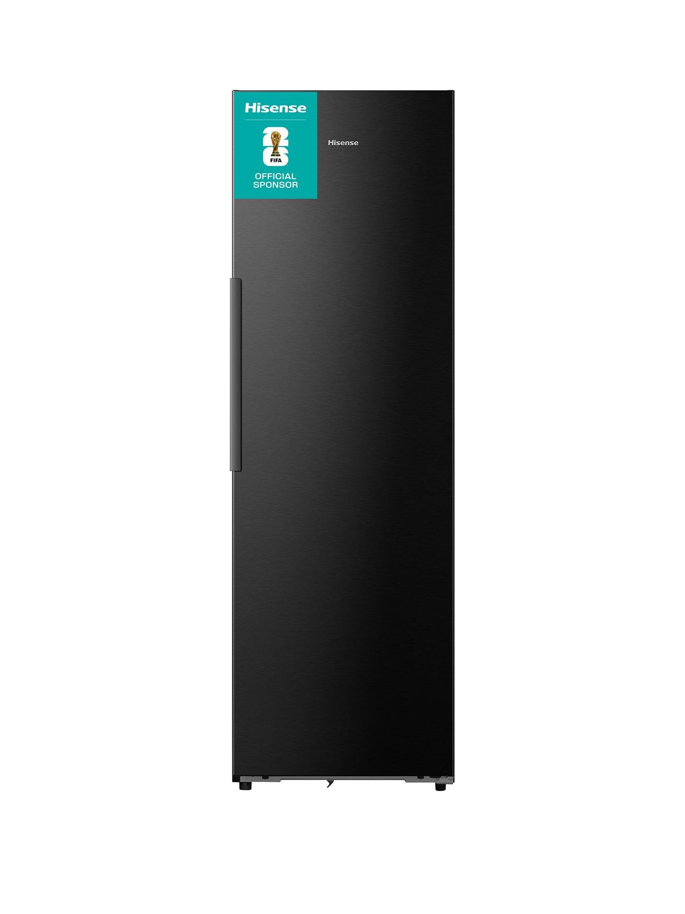 Hisense KitchenFit Eclipse Series RL5K370GSFC Wifi connected Total No Frost Tall Fridge - Black Stainless Steel - C rated