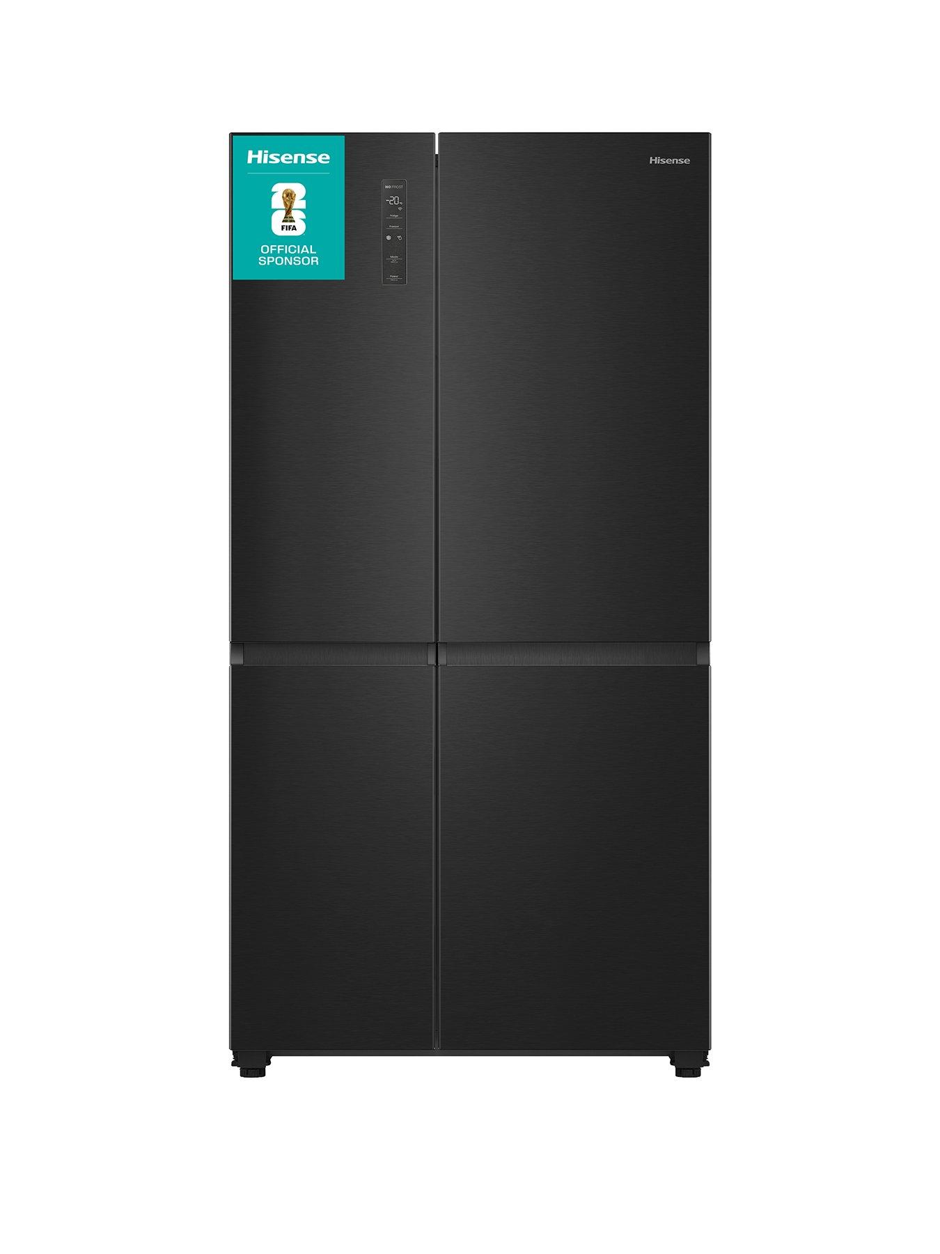 Hisense PureFlat RS5P668SSFC American Smart Fridge Freezer - Black Stainless Steel