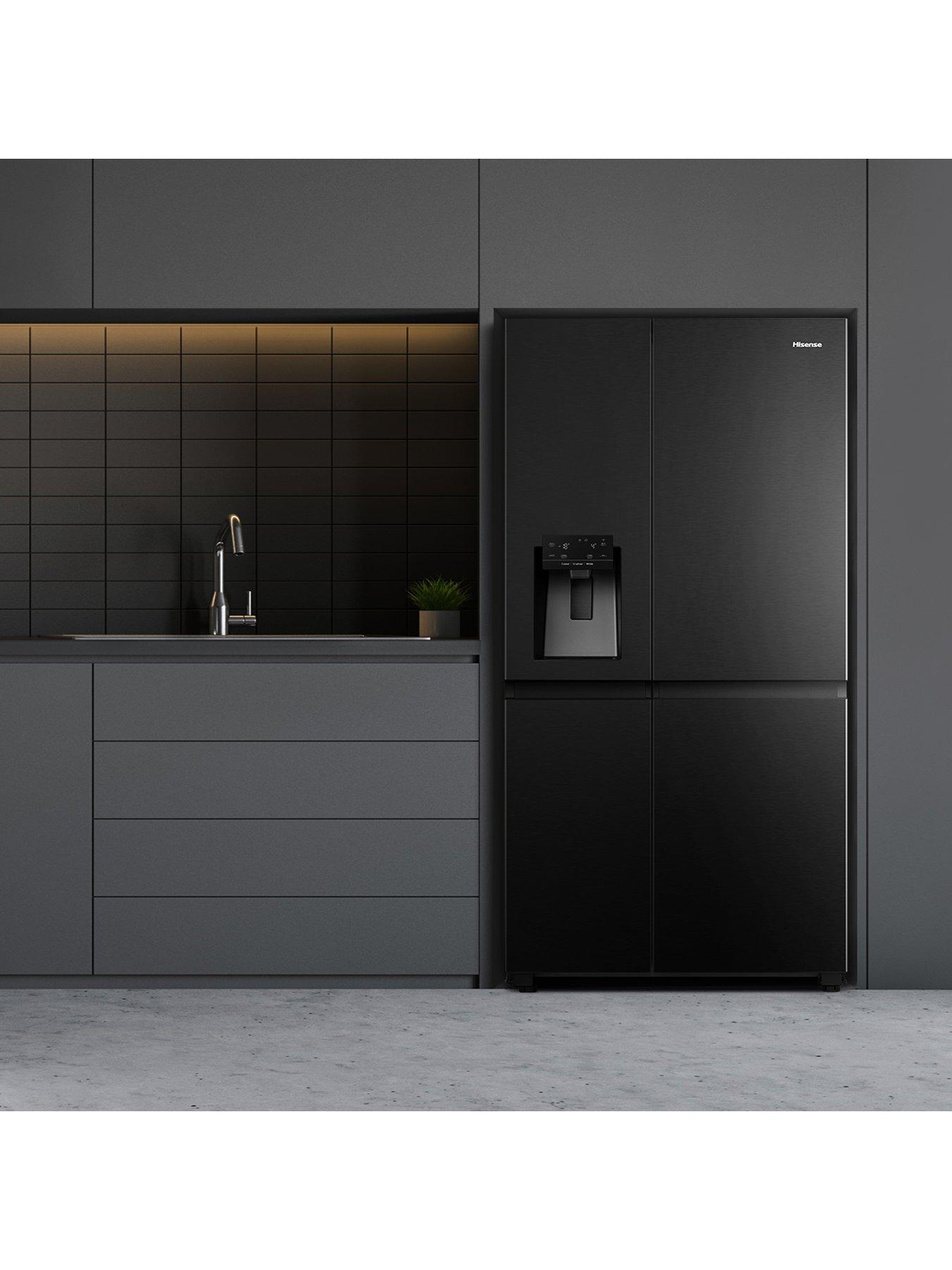 Image 6 of 7 of Hisense PureFlat Infinite RS818N4TFC American Smart Fridge Freezer - Black Stainless Steel