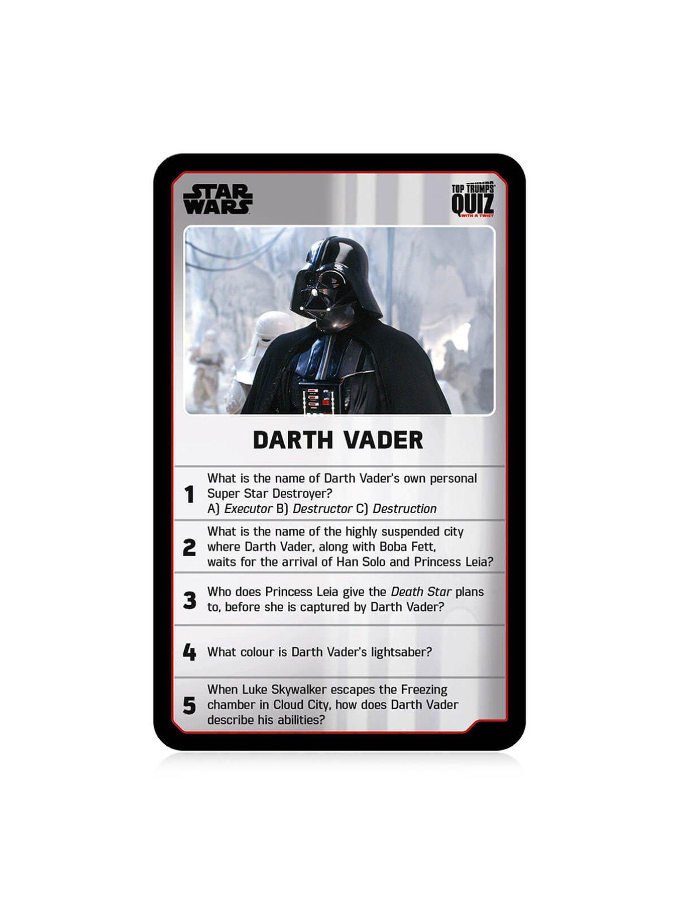 Image 5 of 7 of Top Trumps Star Wars Quiz Card Game