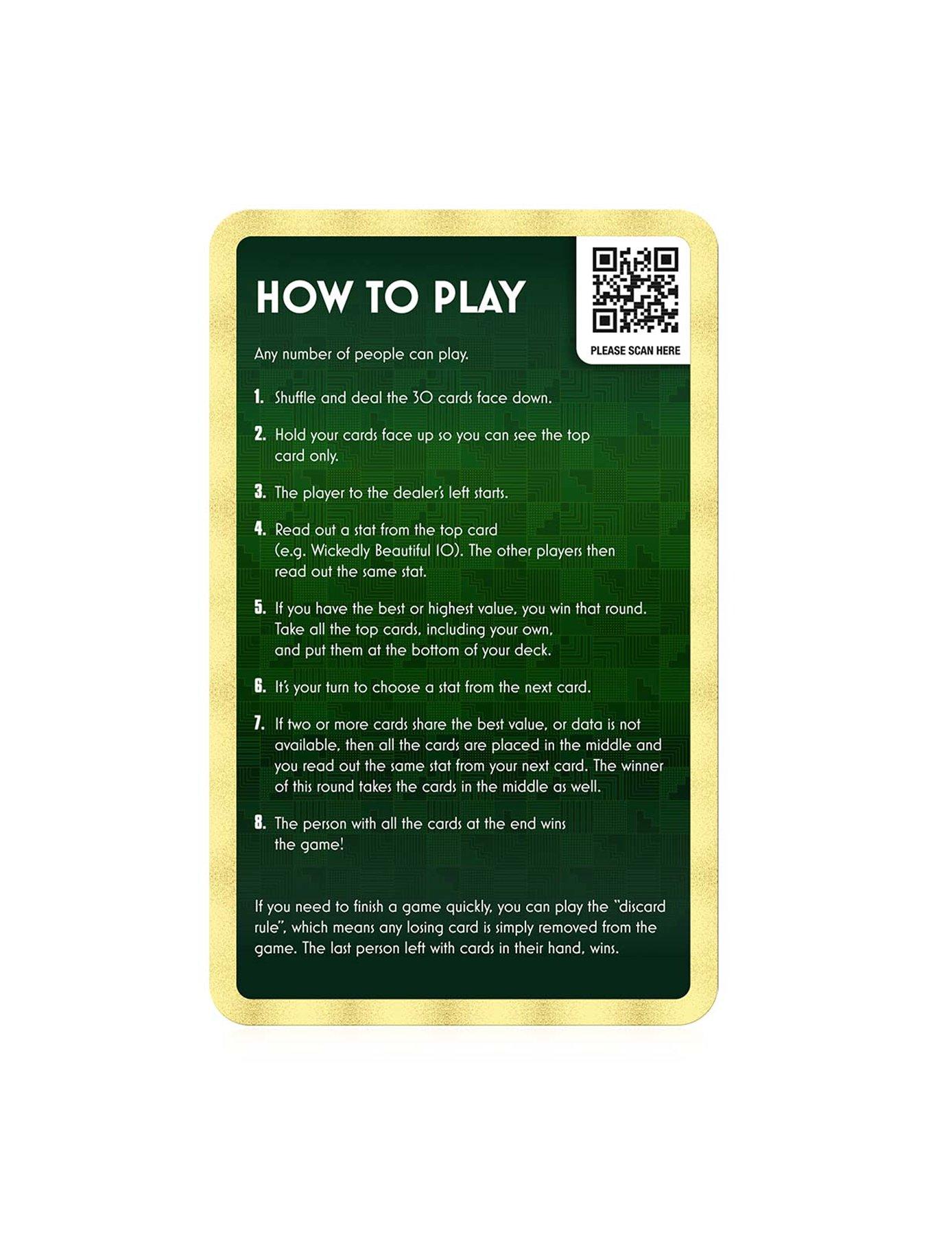 Jeu De Cartes Top Trumps Wicked - Version Voyage - Pour Enfants 6 Ans Et + - 30 Cartes Sur Le Film - Étui Plastique - 12