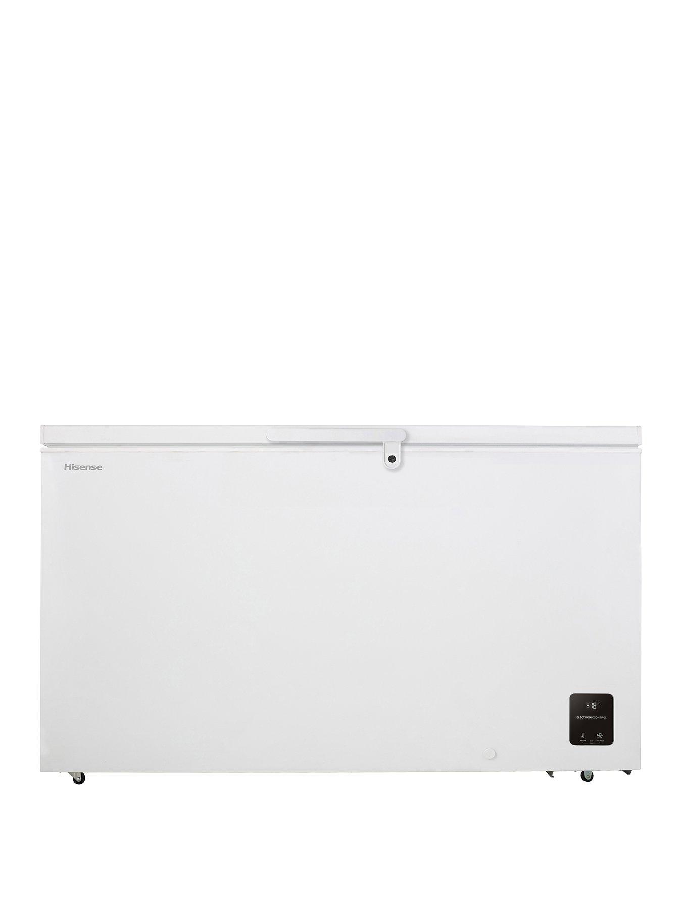 Hisense FC571D4AWLYE, 372L High Capacity Chest Freezer, E Rated in White