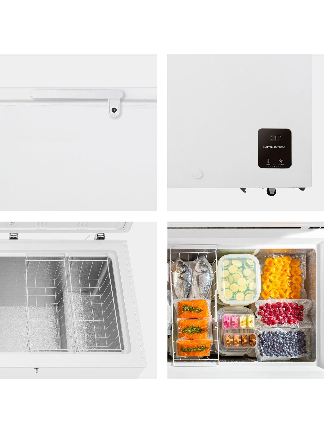 Hisense FC571D4AWLYE, 372L High Capacity Chest Freezer, E Rated in