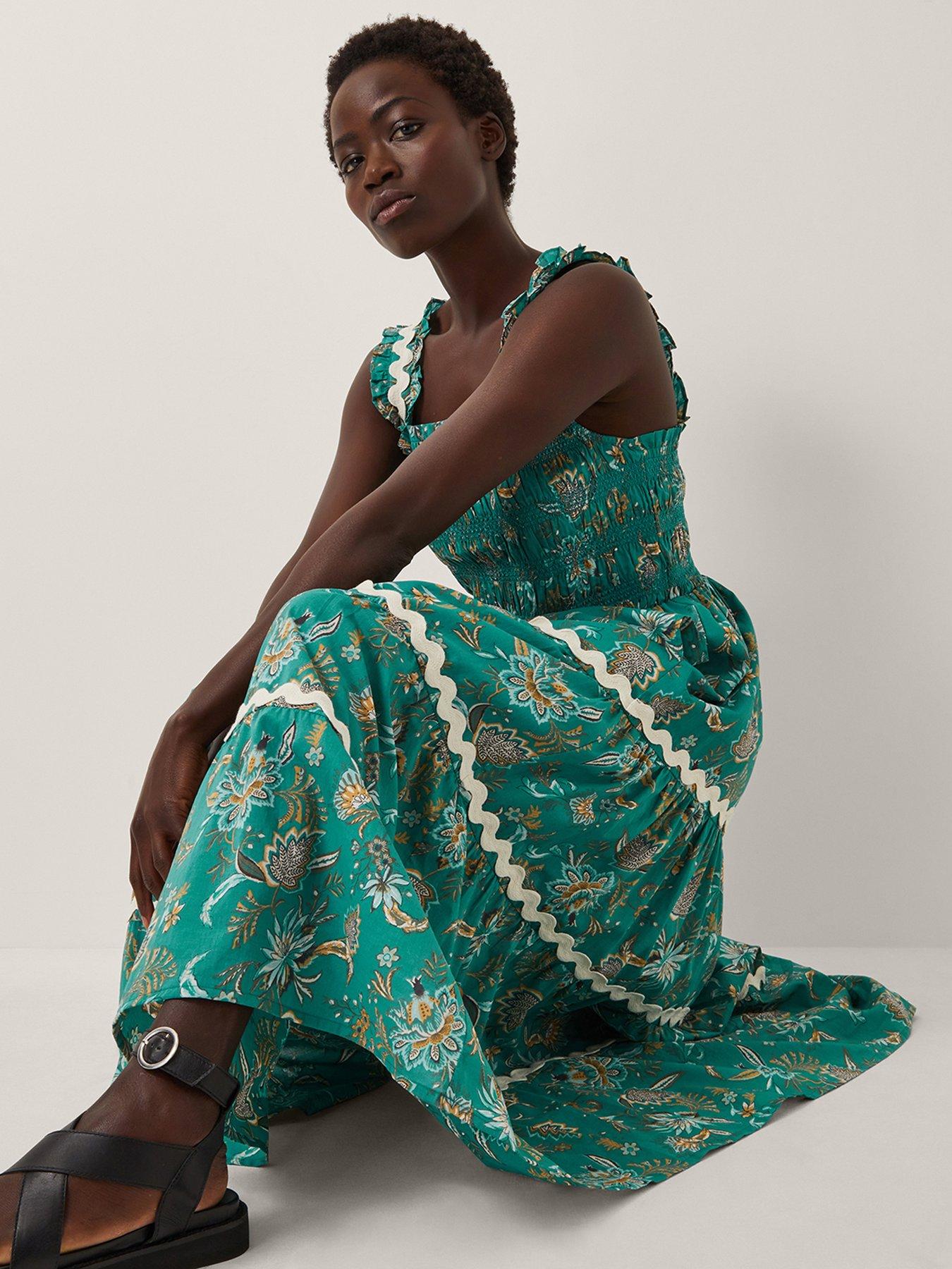 undefined Saoirse Maxi Dress - Green