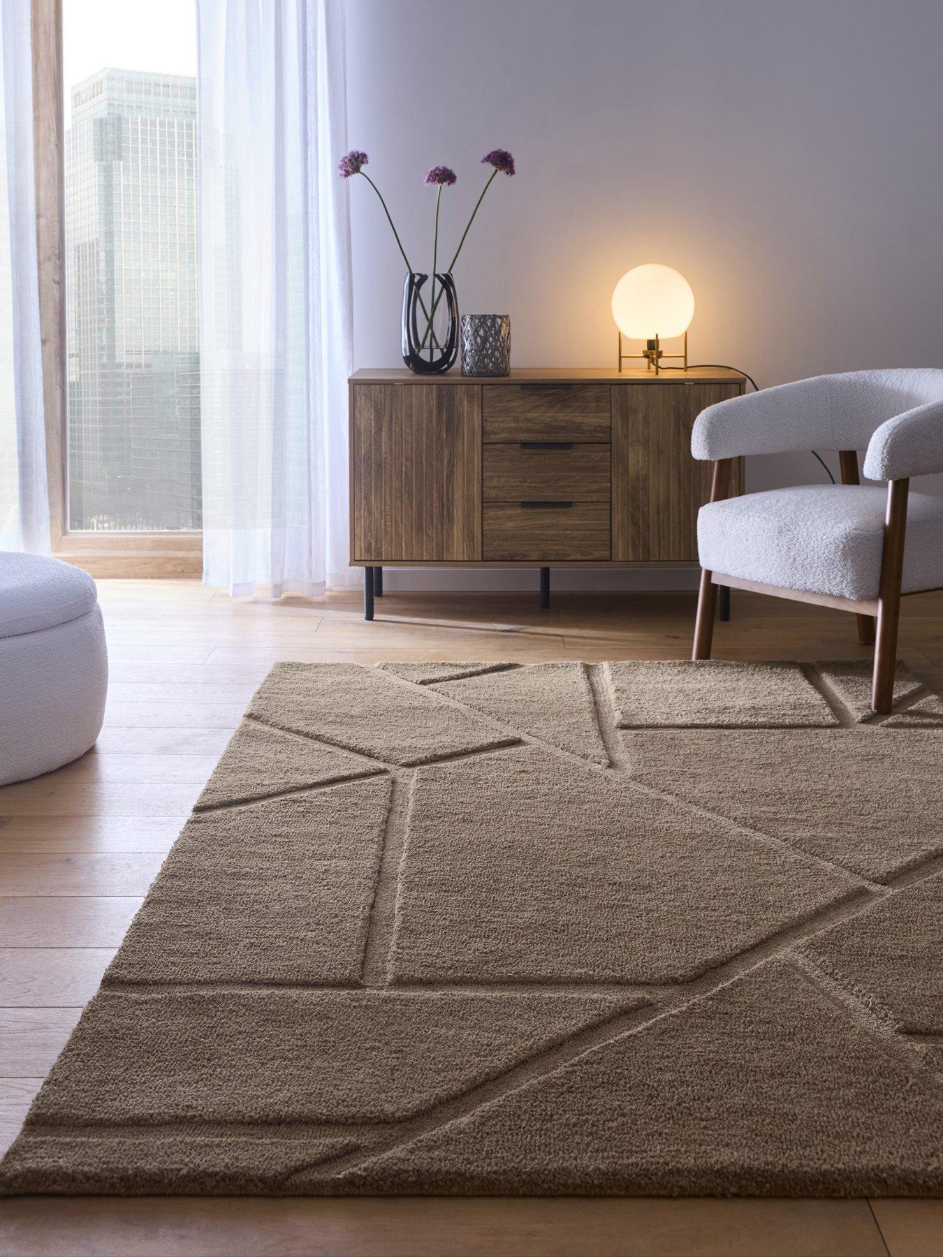 The Very Collection Stack Grey And Mauve Rug
