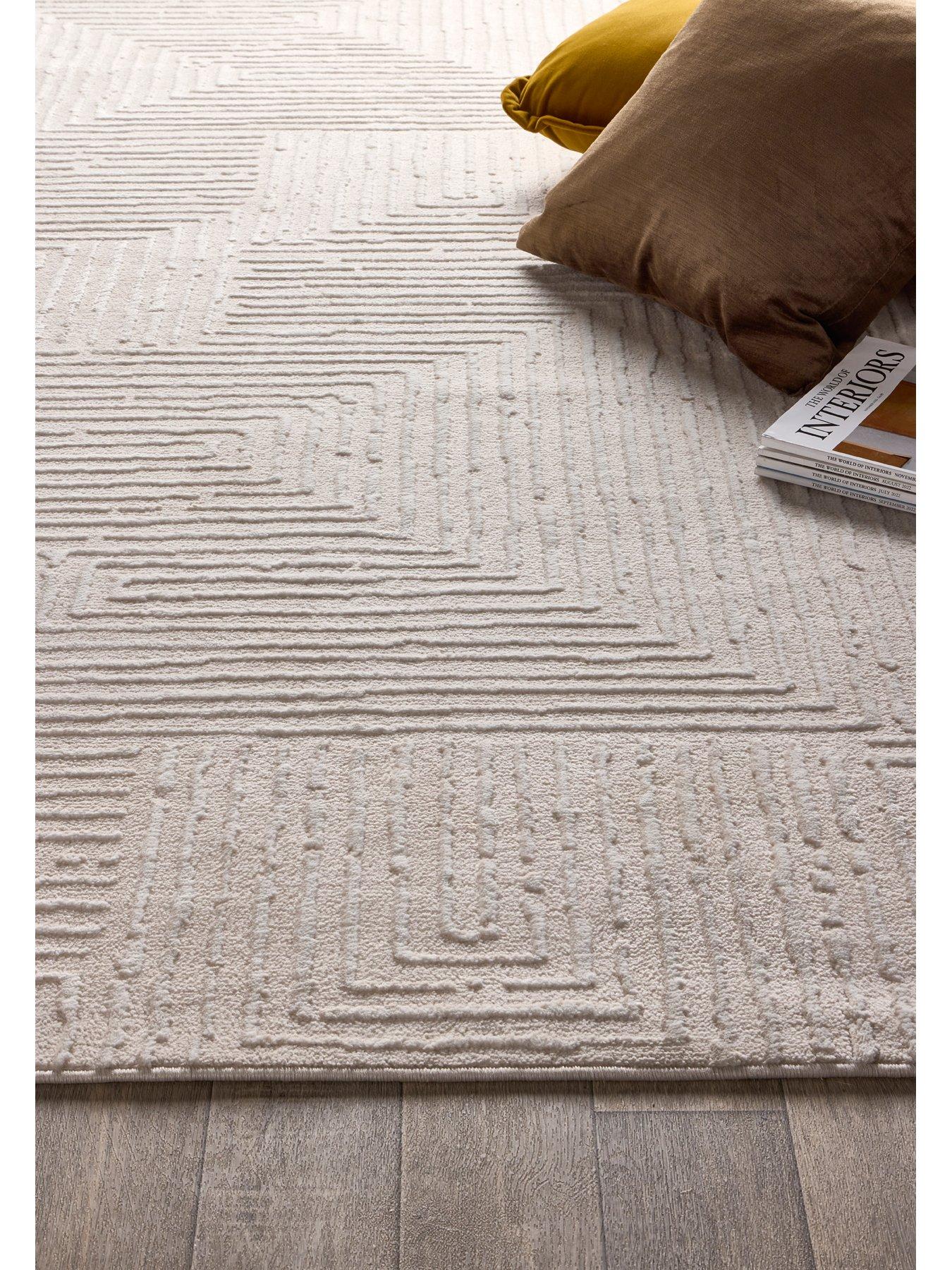 Image 3 of 4 of The Very Collection White Sands Zen Rug