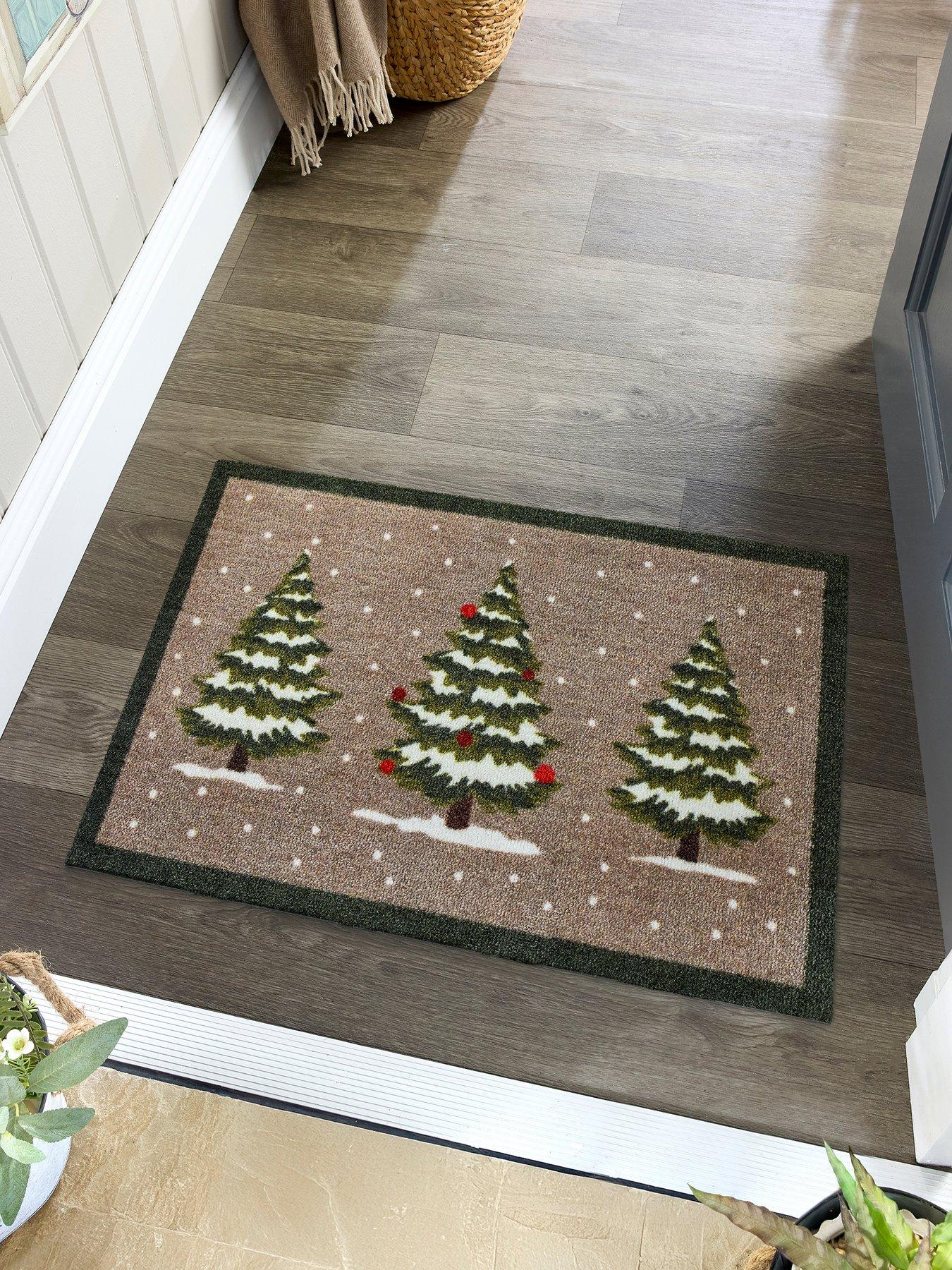 The Very Collection My Winter Trees Doormat 50x75cm - Multi