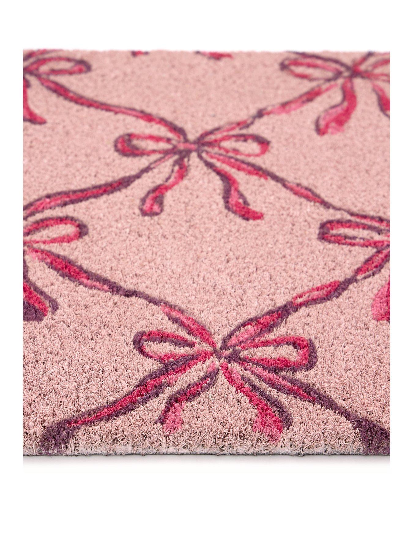 Image 3 of 3 of The Very Collection Pink Ribbons Doormat 45x75