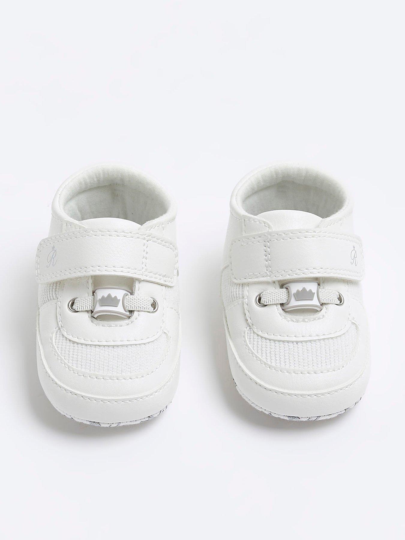 undefined Babys Unisex Strap Trainer - White