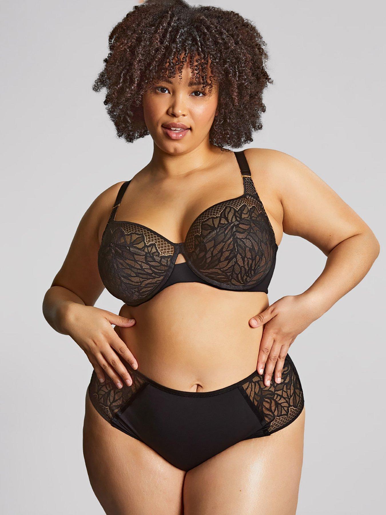 Image 3 of 5 of Sculptresse Sculptresse Sophia Wired Black Full Cup Bra - Black