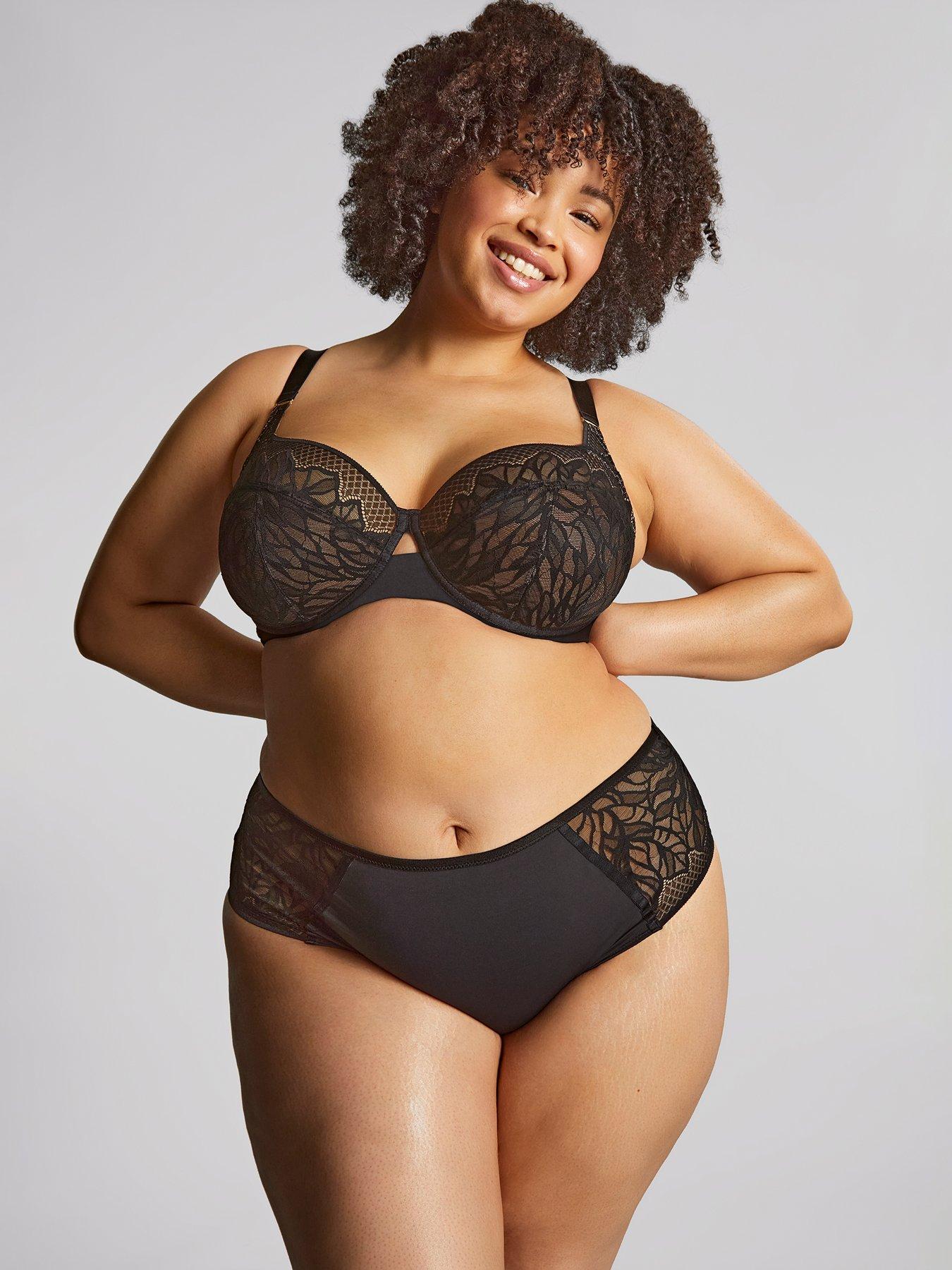 Image 4 of 5 of Sculptresse Sculptresse Sophia Wired Black Full Cup Bra - Black