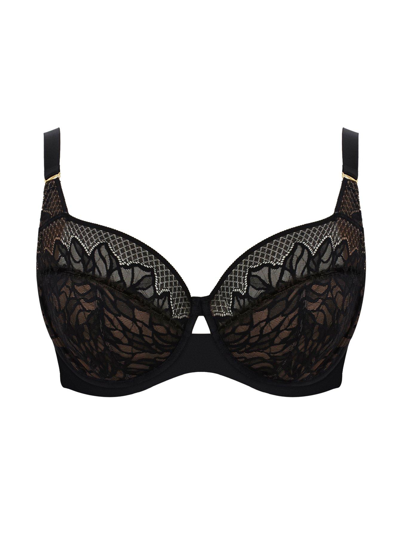 Image 5 of 5 of Sculptresse Sculptresse Sophia Wired Black Full Cup Bra - Black