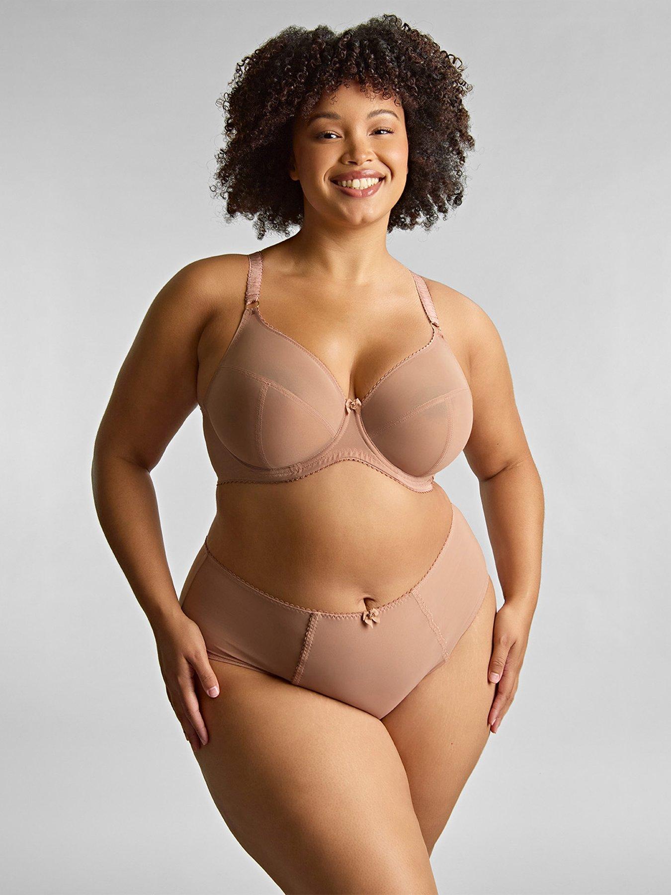 Image 3 of 5 of Sculptresse Liberty Wired Mocha Plunge Bra - Mocha