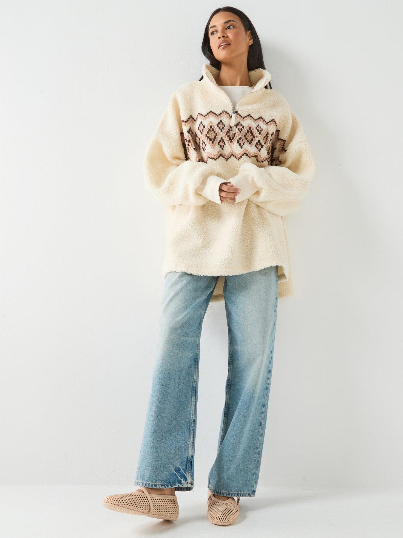 Friends Like These Fairisle Fleece - Pink