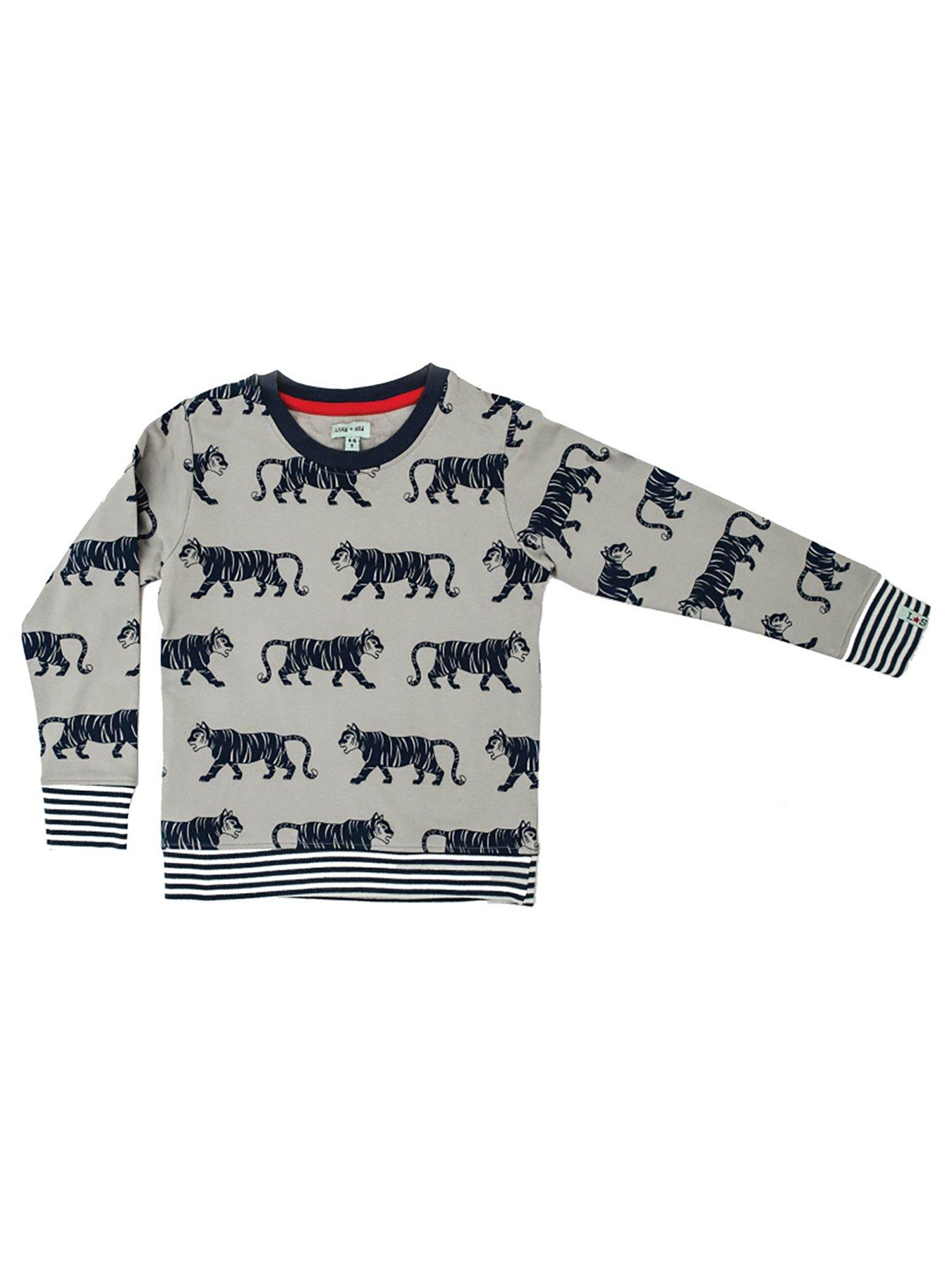 lilly-sid-boys-multicoloured-tiger-print-sweatshirt-multi